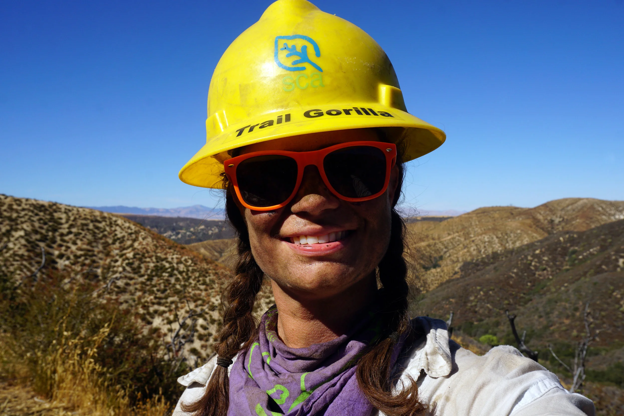 Shawnté volunteering with the Pacific Crest Trail Association - Trail Gorillas.jpg