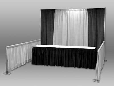 Please note that table and table skirt (as pictured here) are not included