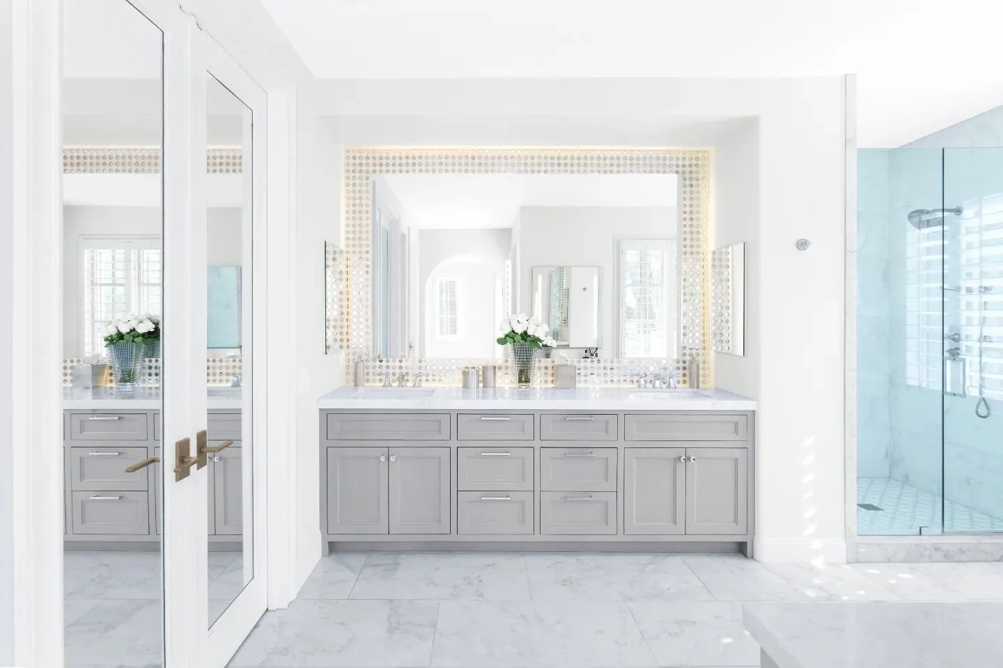 ▪️ Master Bathroom from my project designed by Principle Designer @kouroshbabaeian of @kbstudio.la