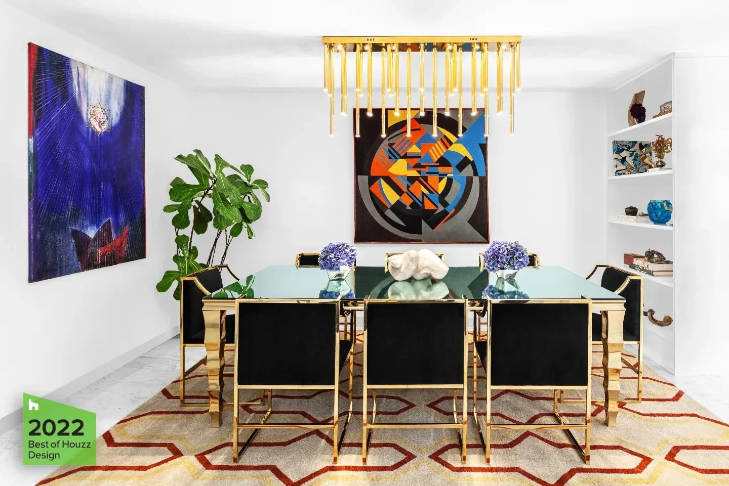 ▪️ I'm a little late on posting this, but I'm excited to have been awarded &quot;Best of @houzz 2022 in Design Photography&quot; for my 5th consecutive year! ✨

▪️ Dining Room from my project with @revelryeventdesign x @celiosdesign