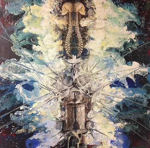 Celestial Cathedral 36" x 36"