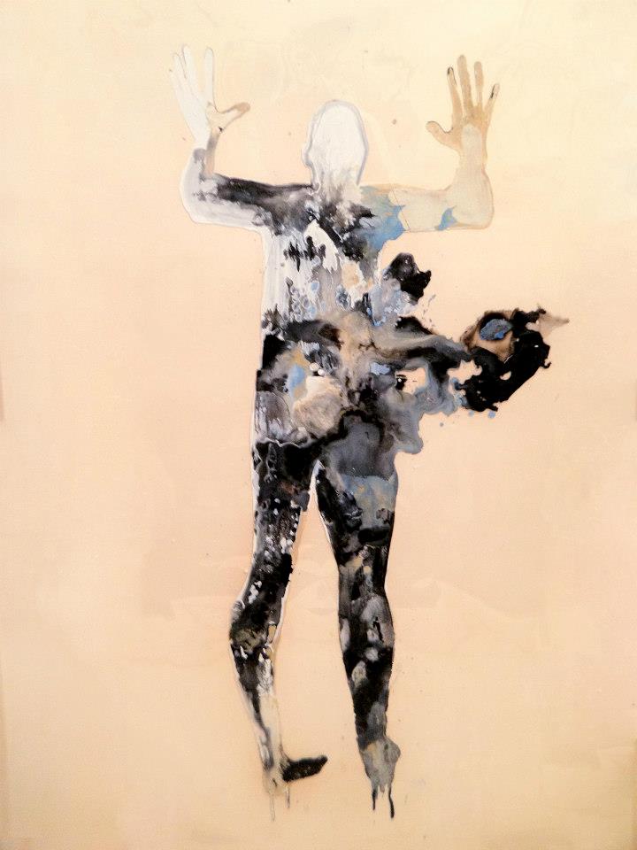 Creatures of Light ink on plexiglass 72" x 48"