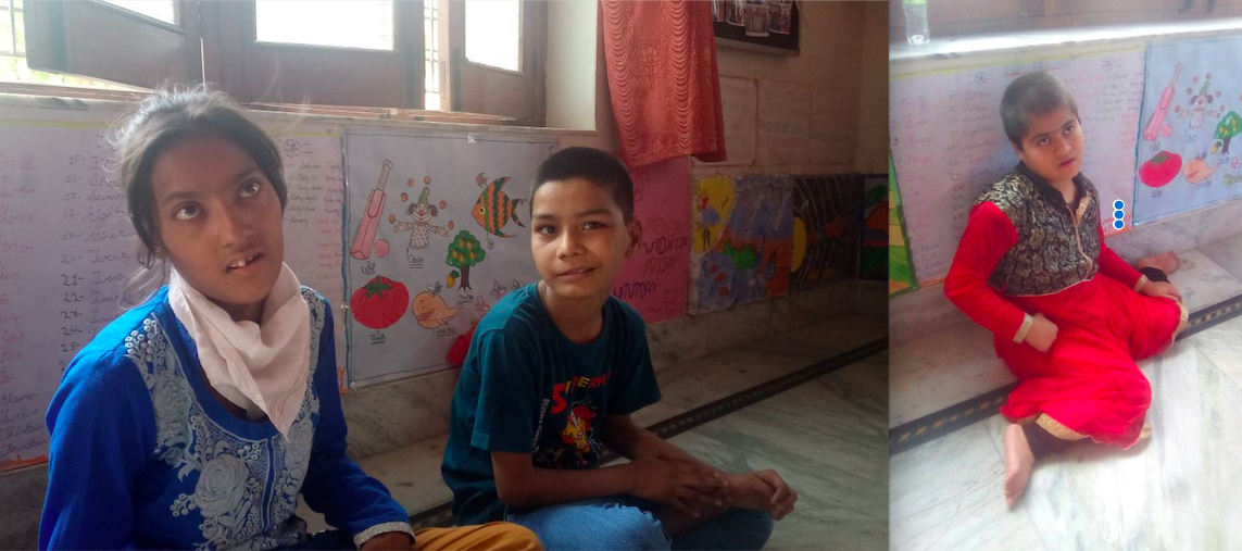 arrar, Ayush and Rabiya at Kotdwara