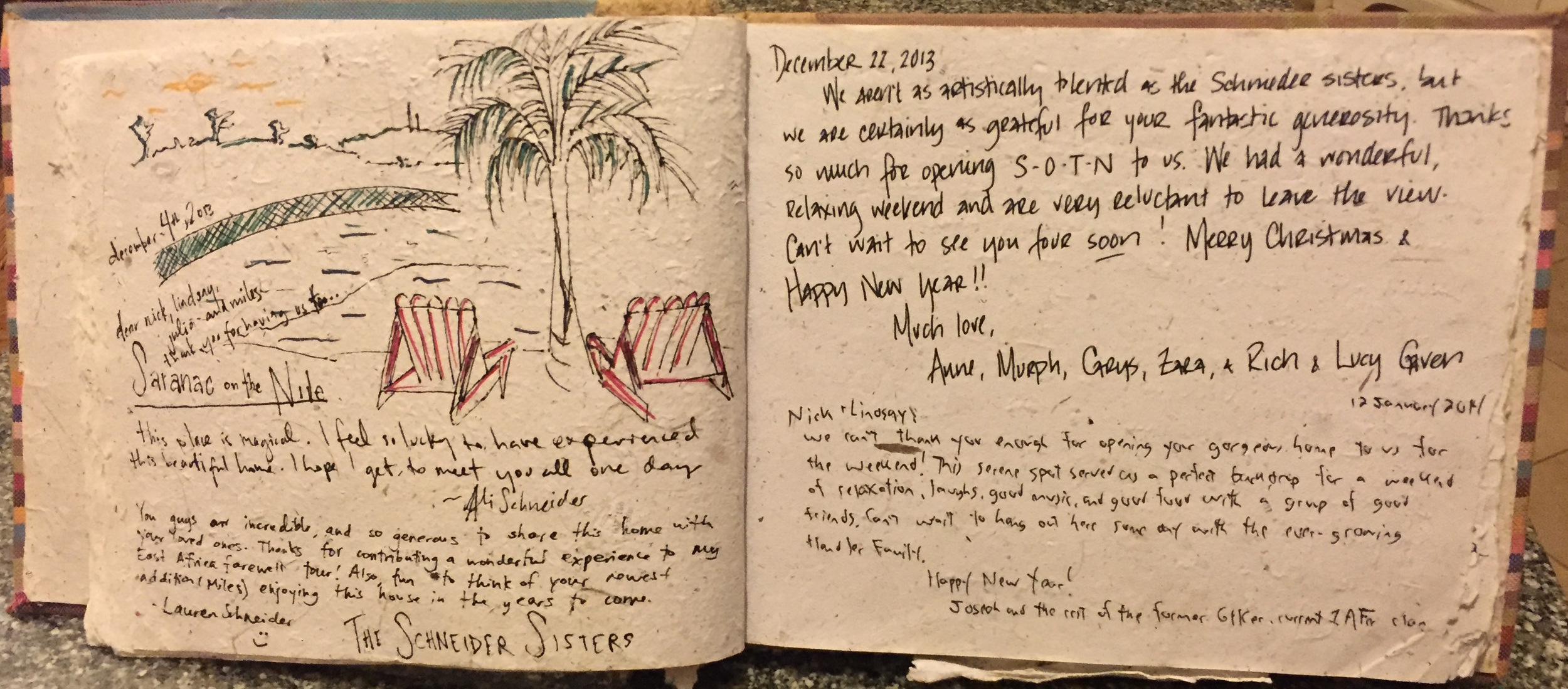 The Saranac Guest BOok - 2011-2015