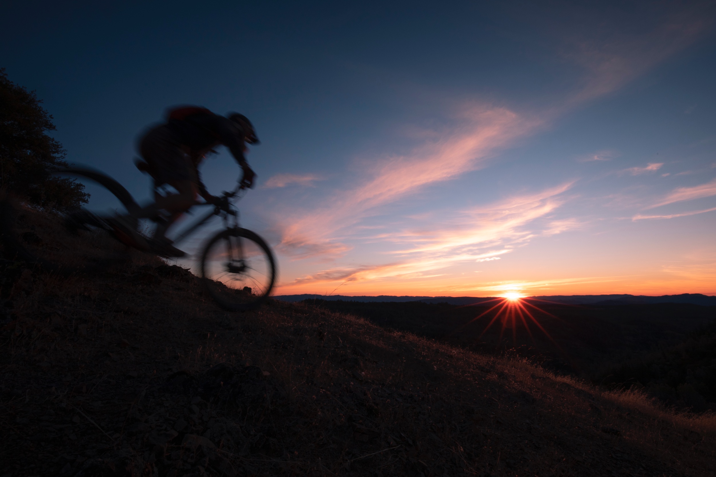 Mountain biking in the Palisades near Angwin