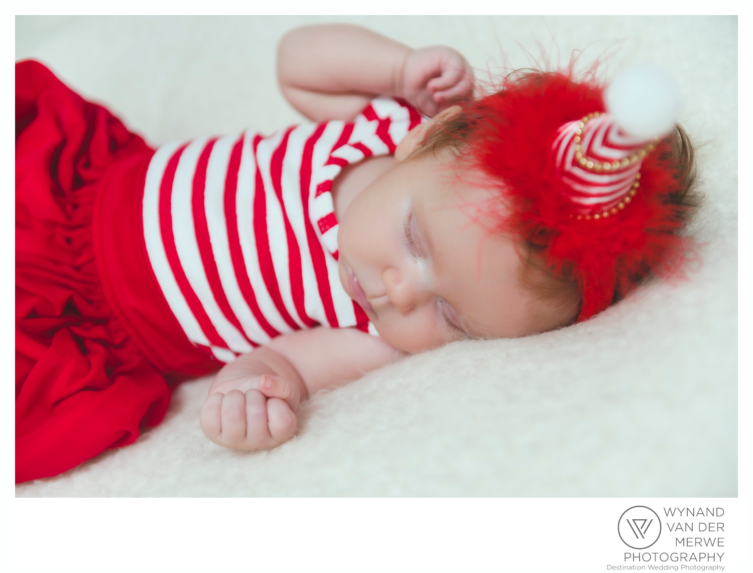 Christmas themed shoot 3 months old