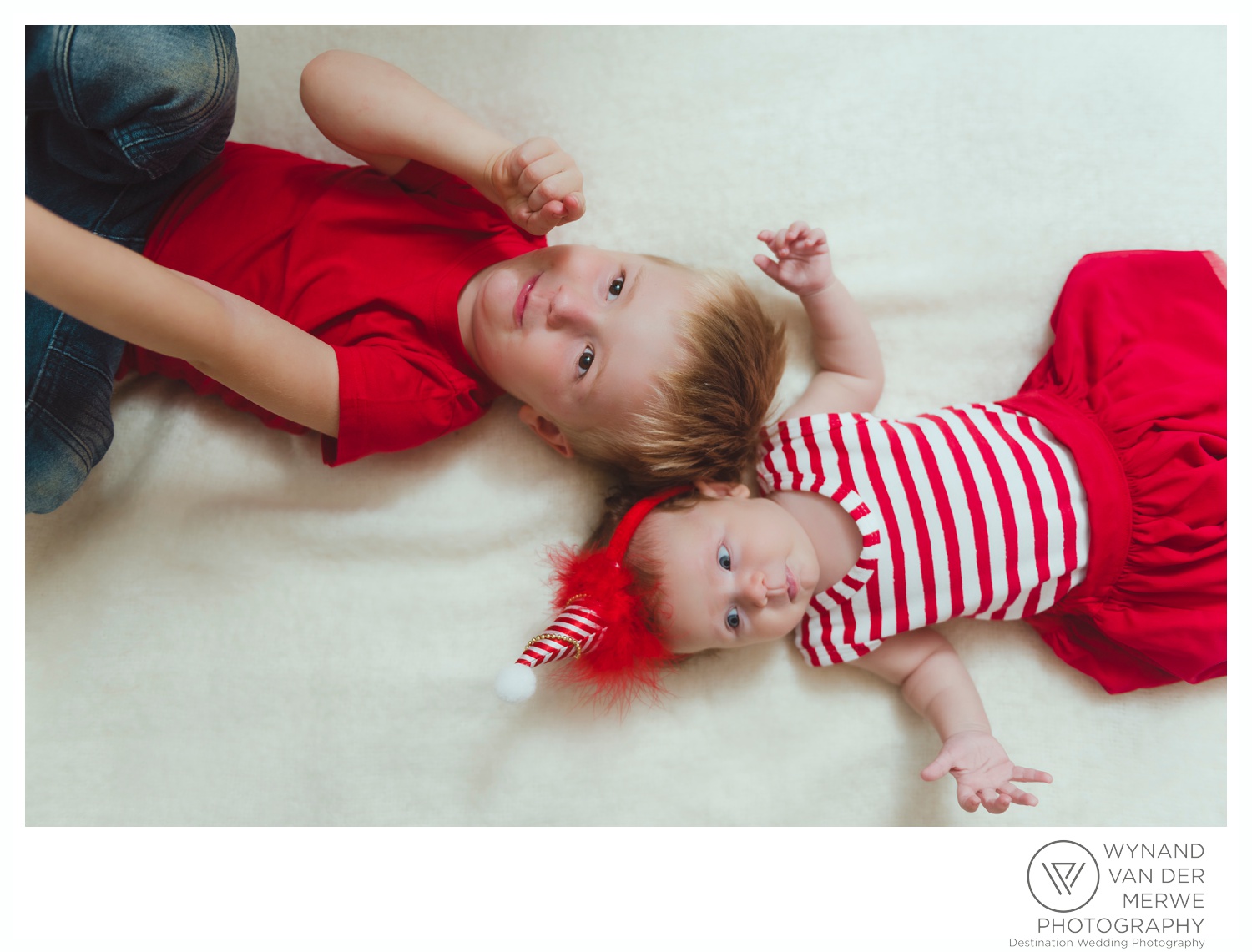 Christmas themed shoot 3 months old