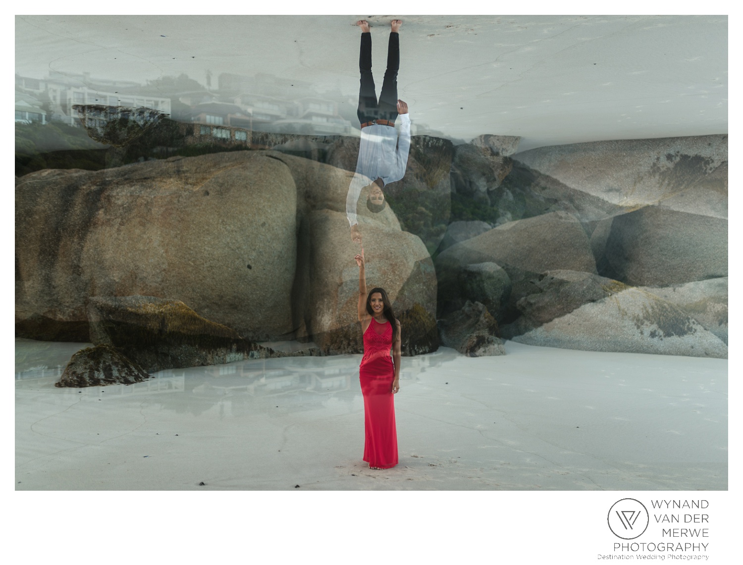 Engagement shoot at Llandudno and Clifton Beach