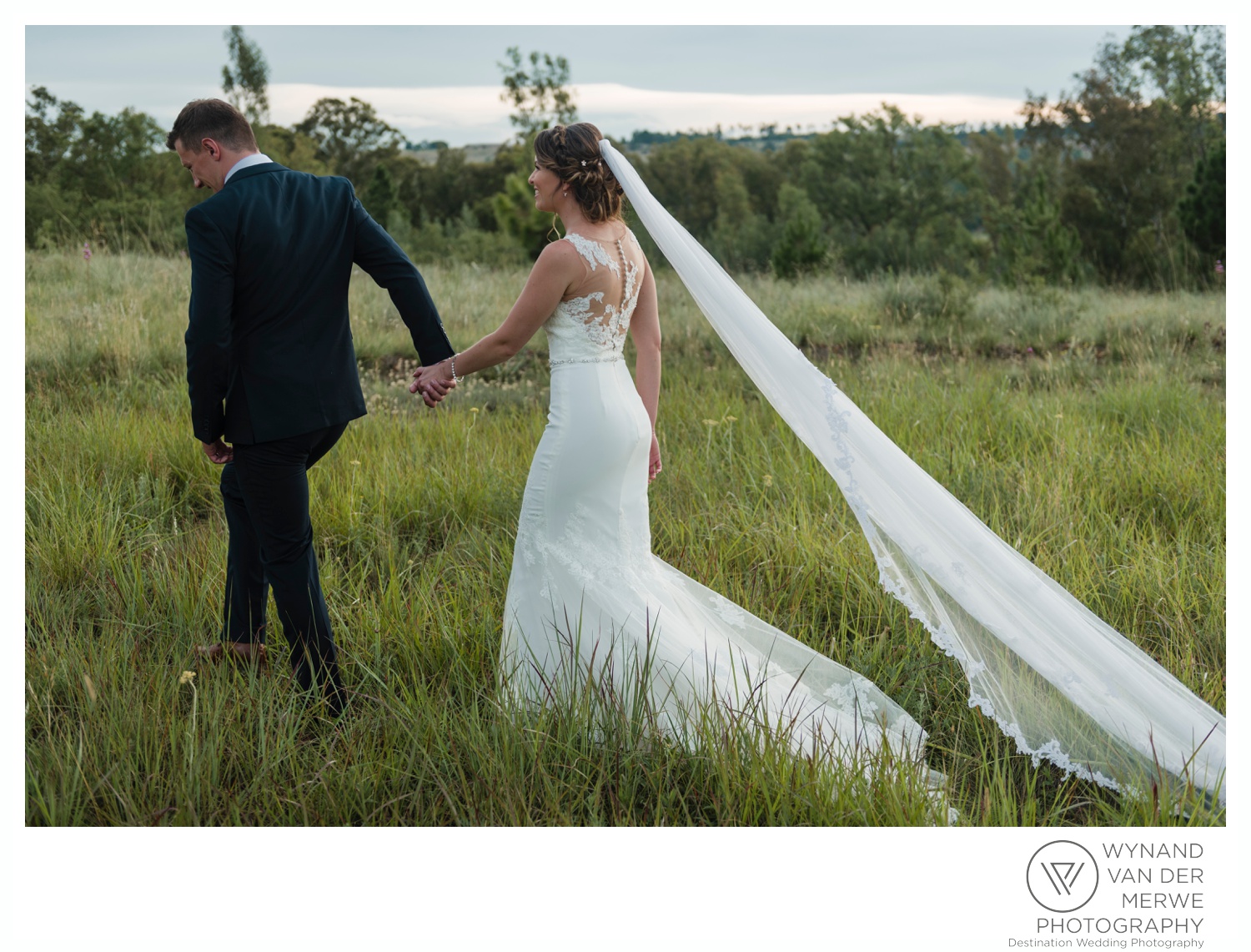 Beautiful Lace on Timber Wedding