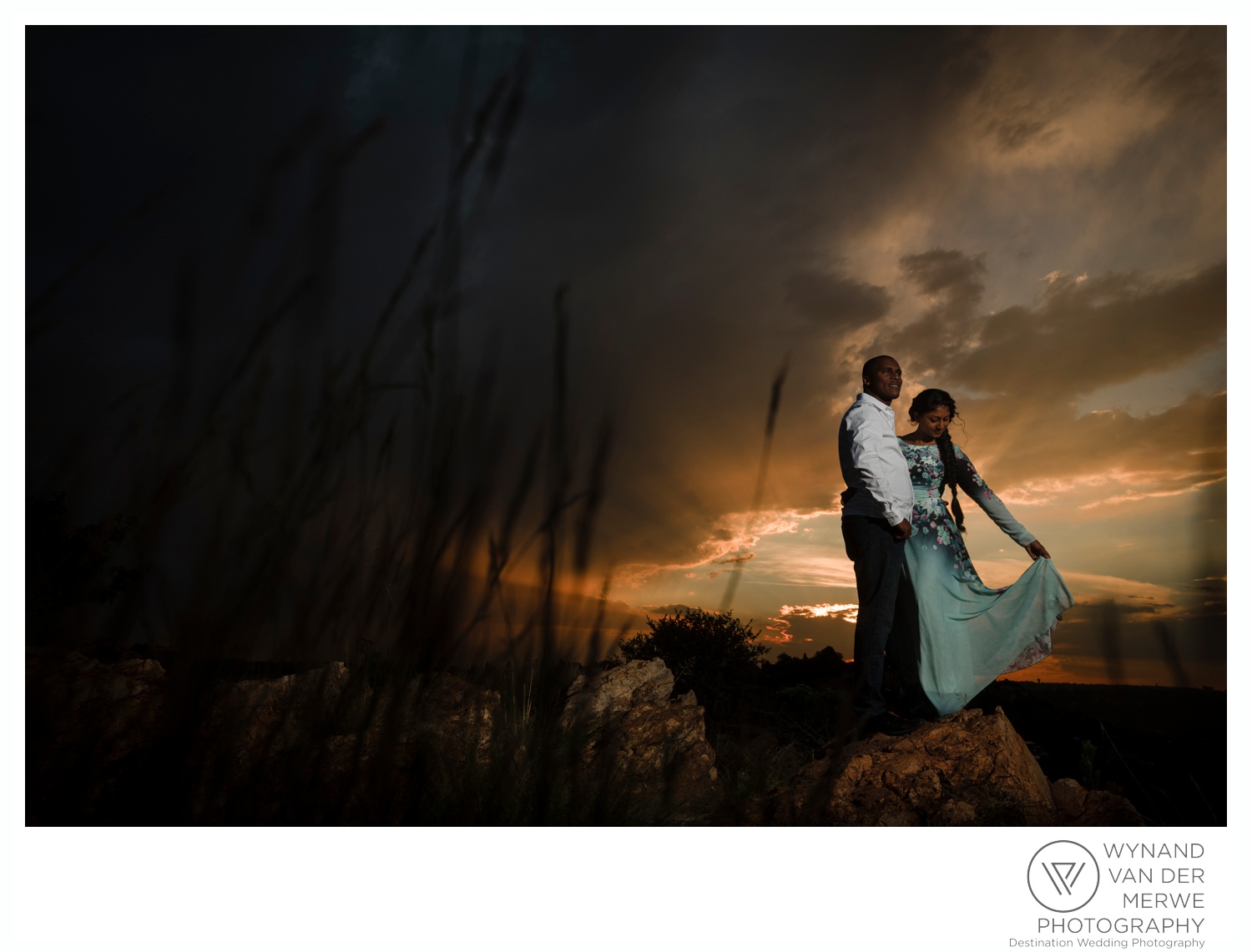 Timothy & Jehdene's beautiful sunset engagement session