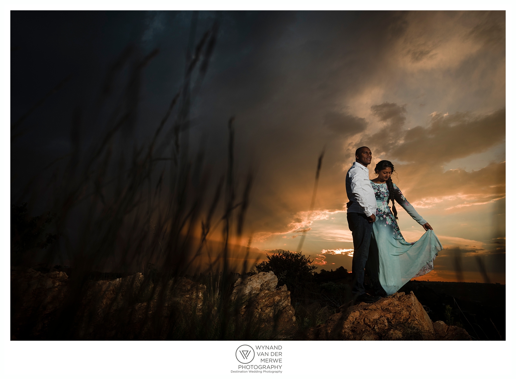 Timothy & Jehdene's beautiful sunset engagement session