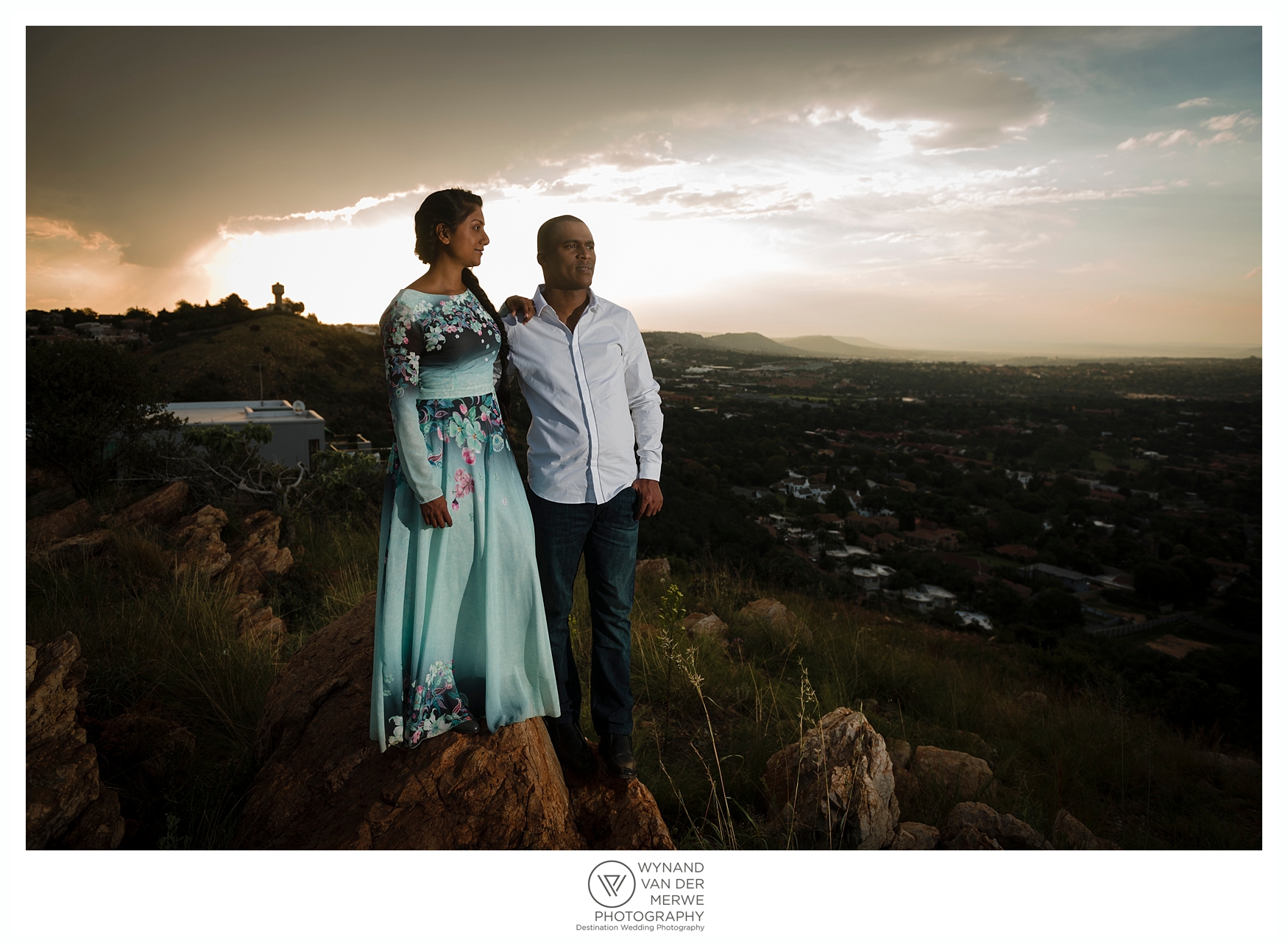 Timothy & Jehdene's beautiful sunset engagement session