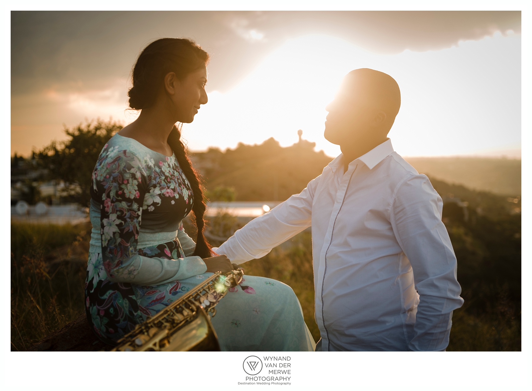 Timothy & Jehdene's beautiful sunset engagement session