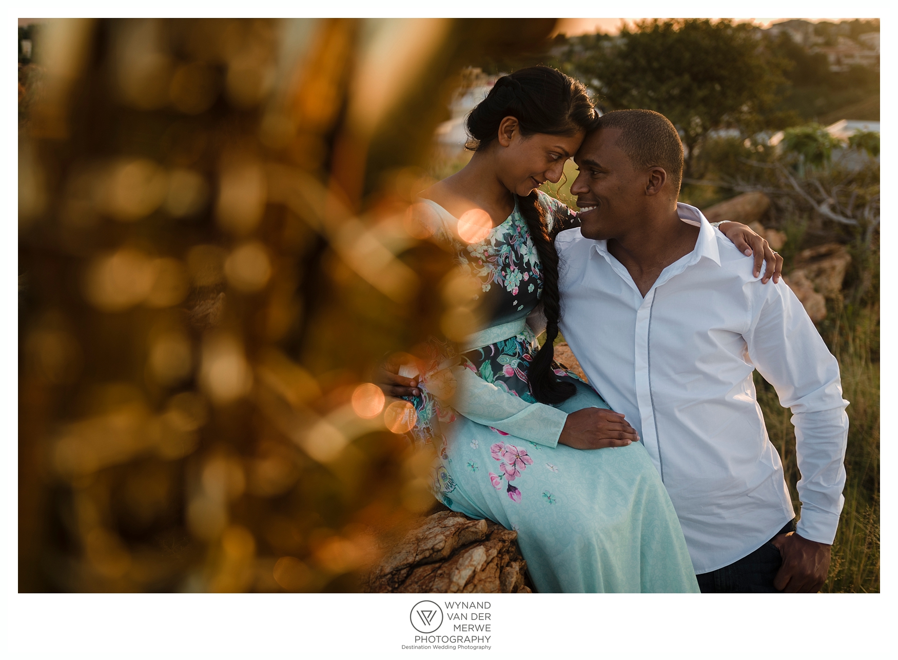 Timothy & Jehdene's beautiful sunset engagement session