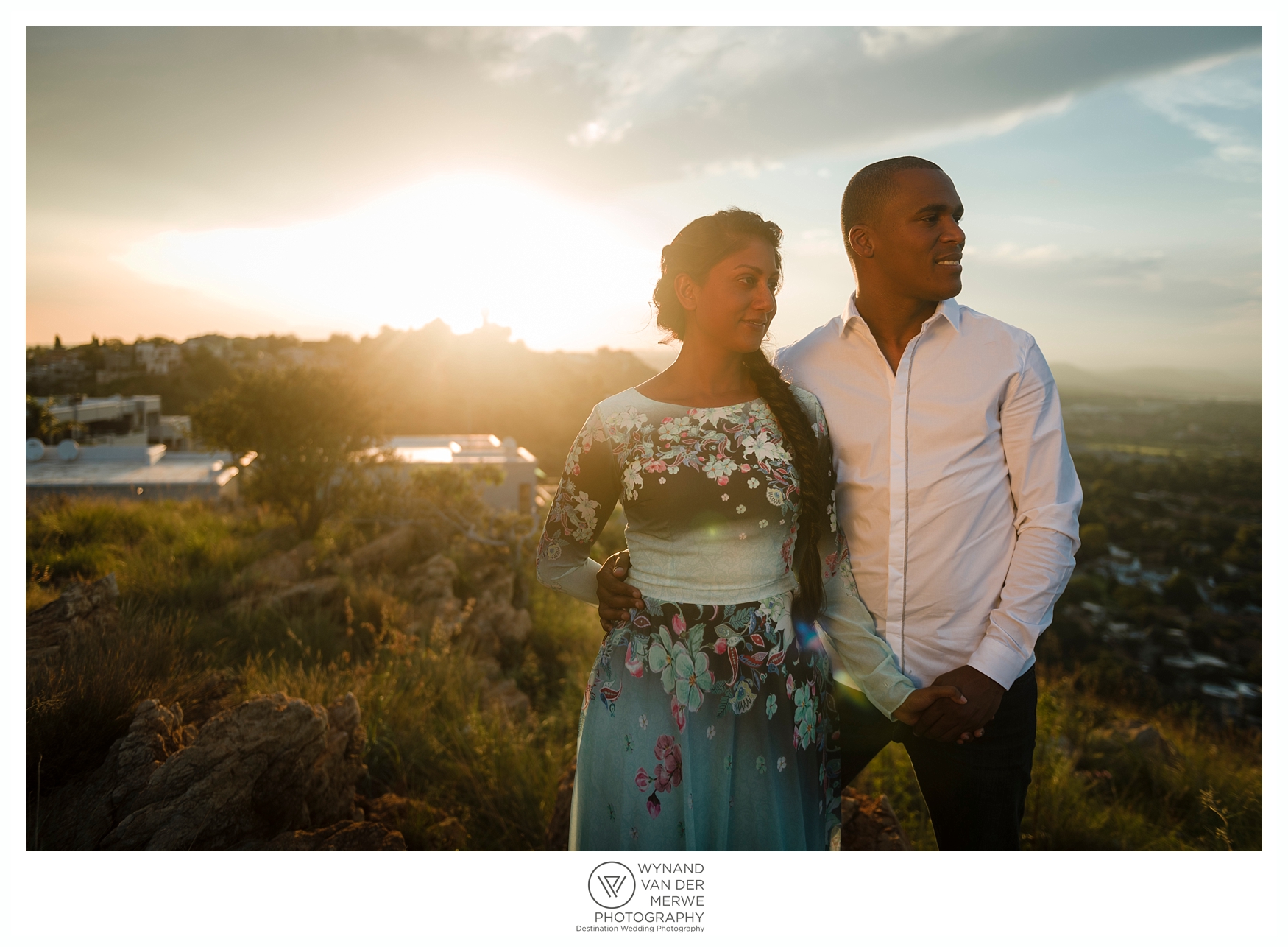 Timothy & Jehdene's beautiful sunset engagement session