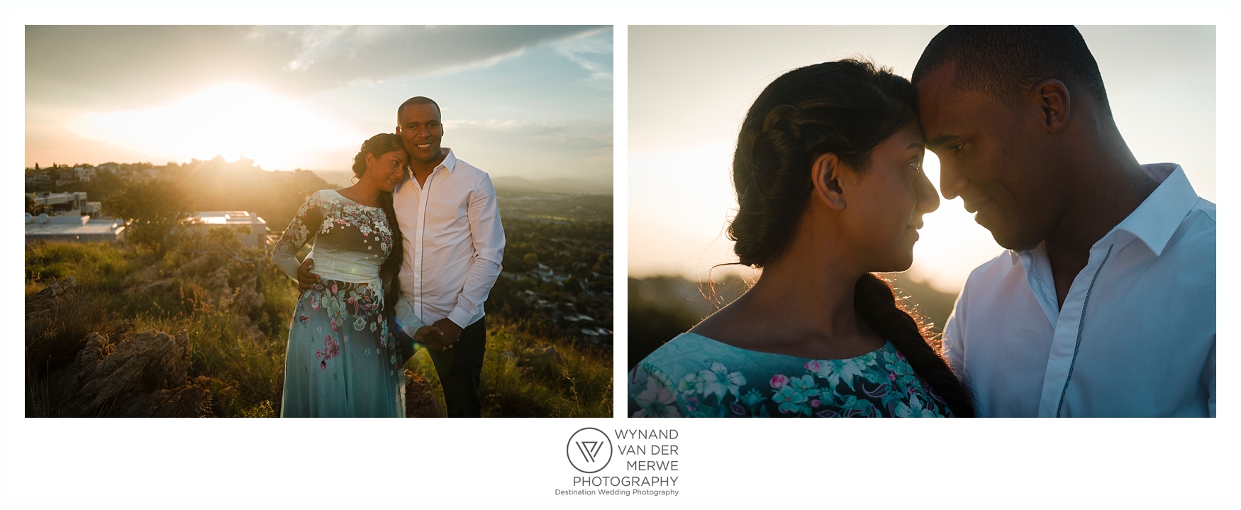 Timothy & Jehdene's beautiful sunset engagement session