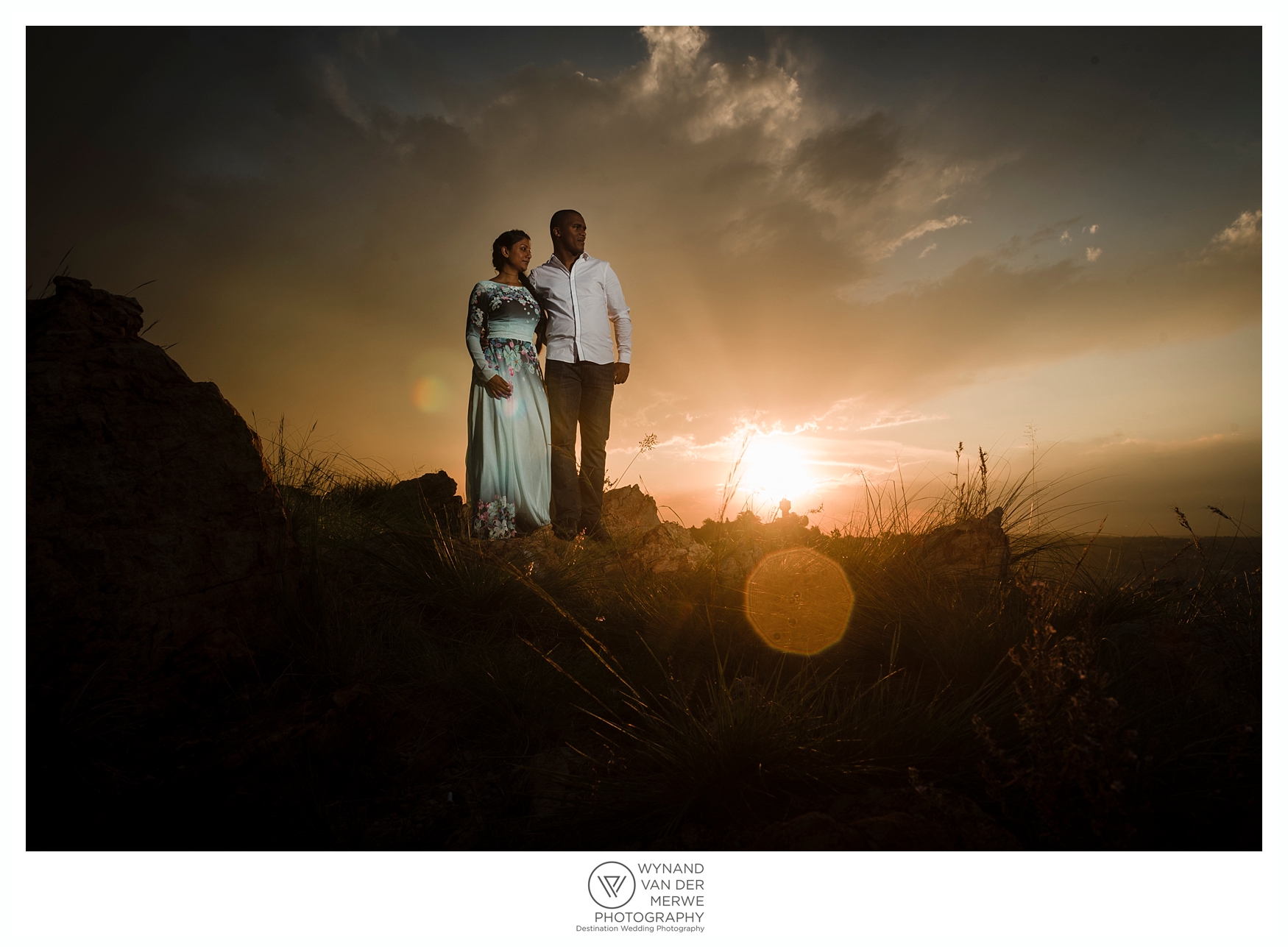 Timothy & Jehdene's beautiful sunset engagement session