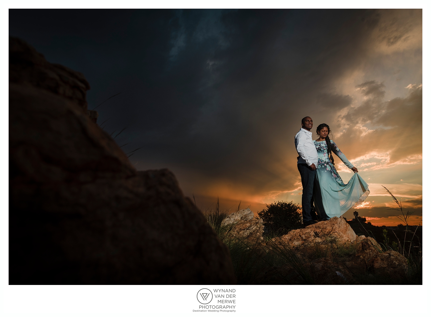 Timothy & Jehdene's beautiful sunset engagement session