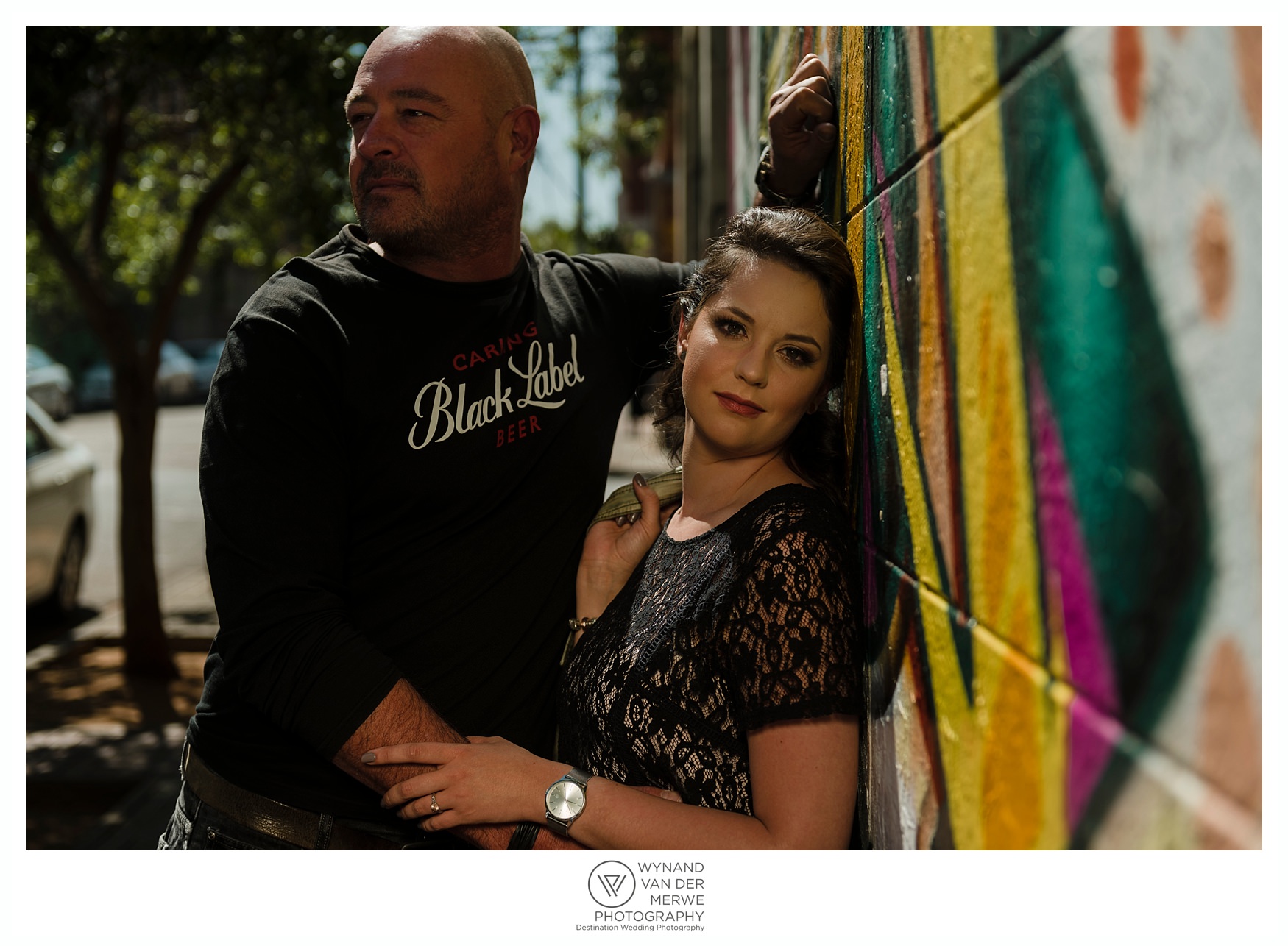 Chris & Marike eshoot in Maboneng