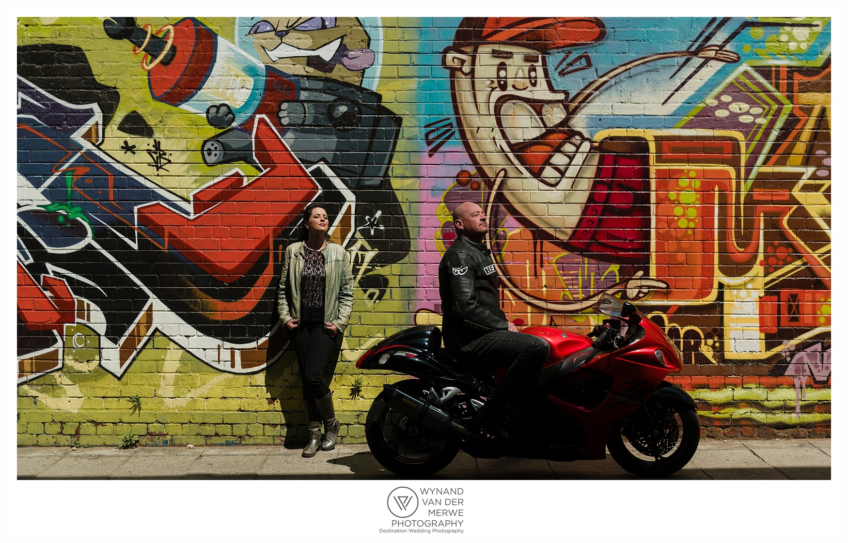 Chris & Marike eshoot in Maboneng