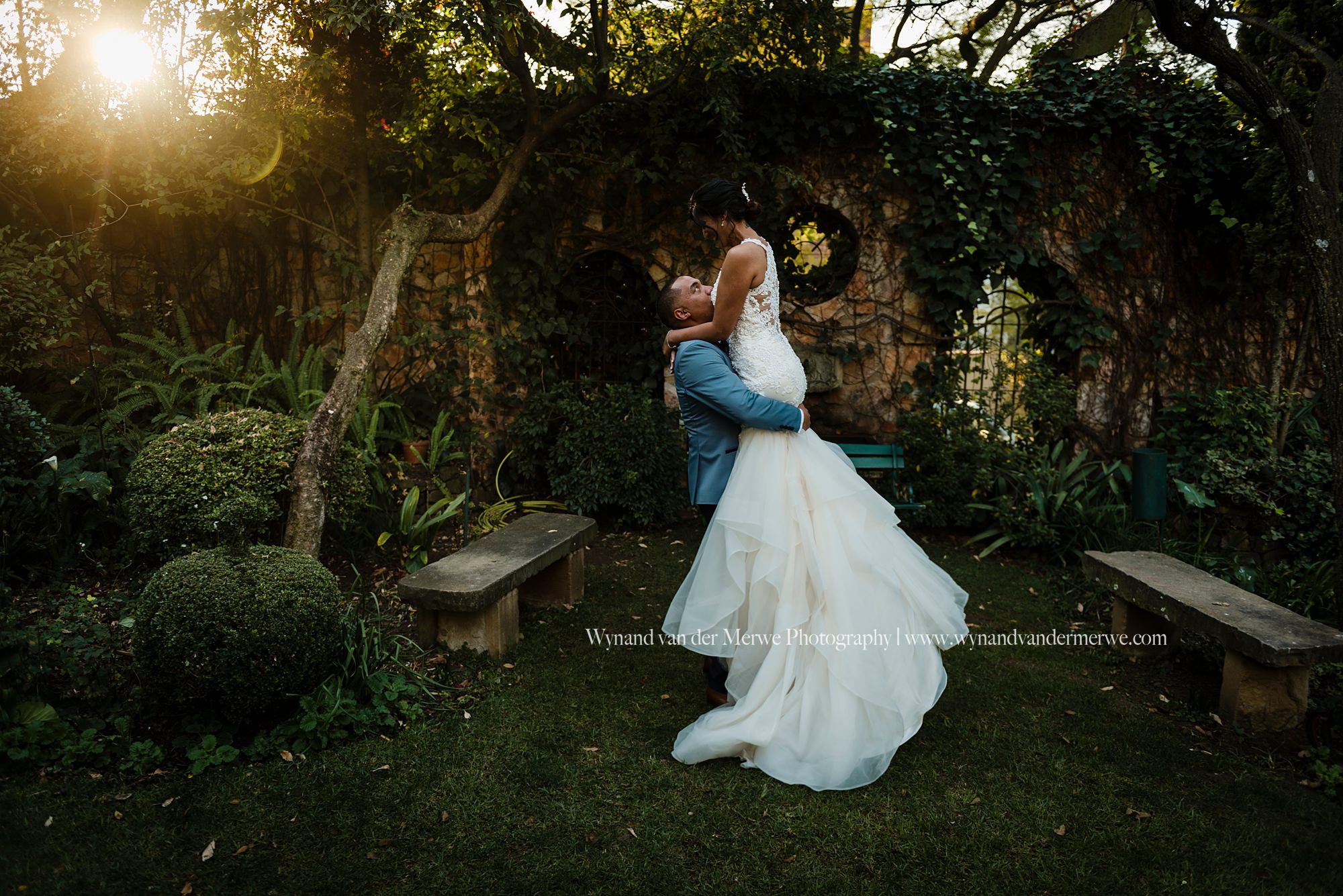 Marvin and Sade Shepstone Gardens wedding