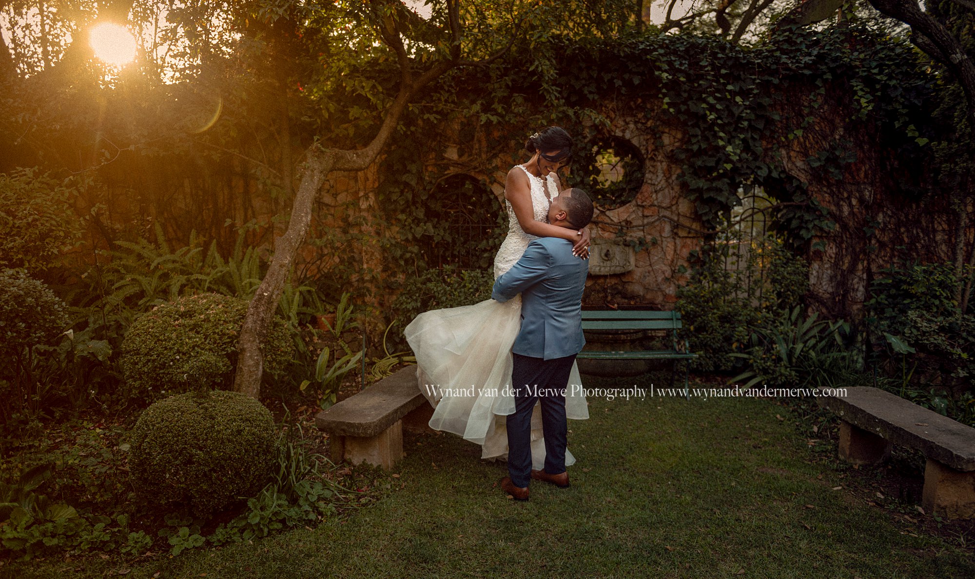 Marvin and Sade Shepstone Gardens wedding