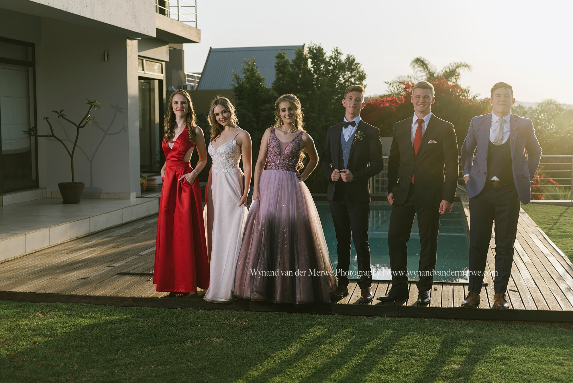 Liezl and friends matric farewell