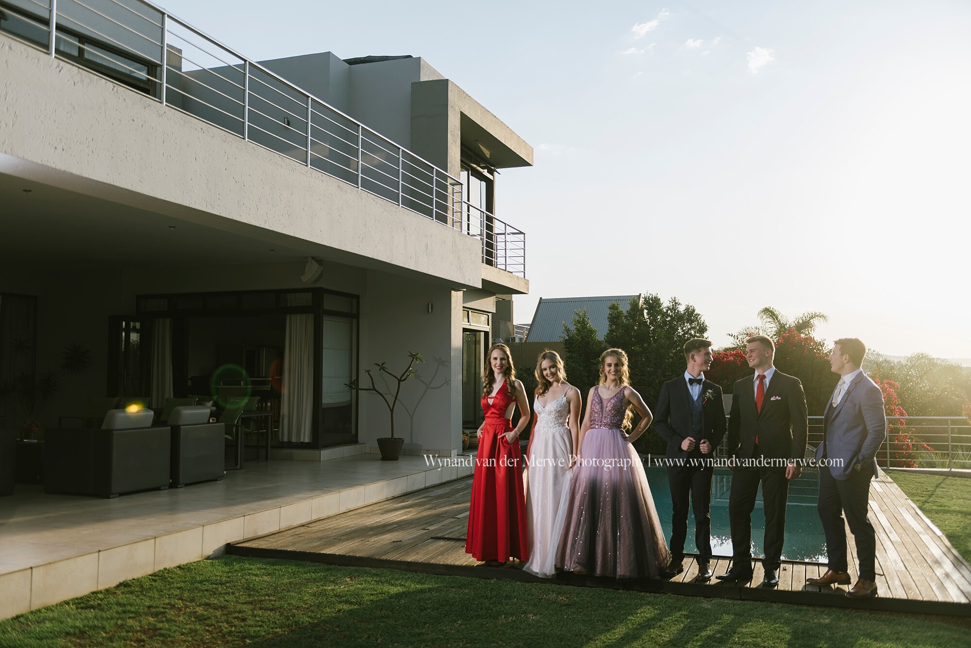 Liezl and friends matric farewell