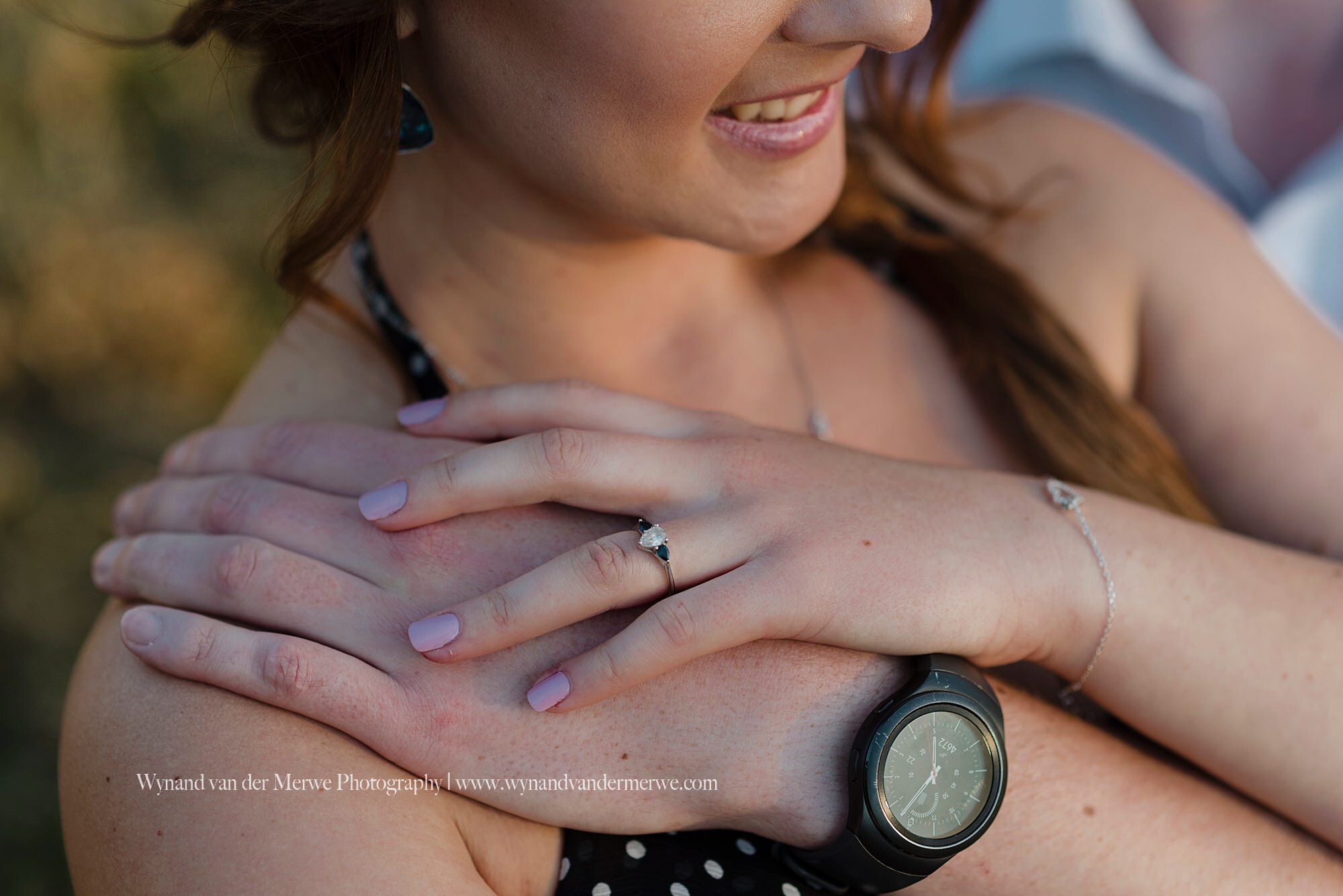 Art meets engagement shoot