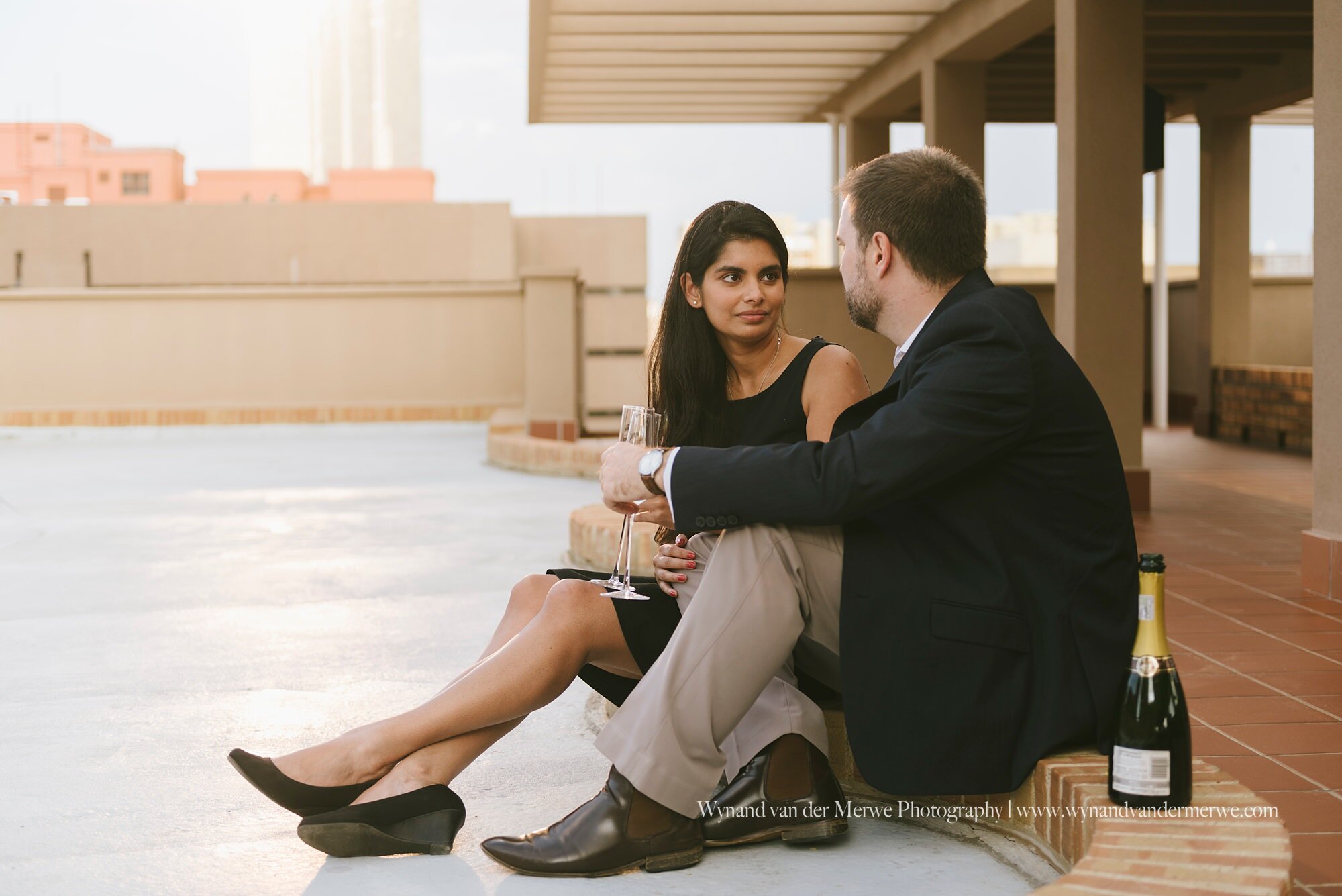 Zander and Akira engagement shoot