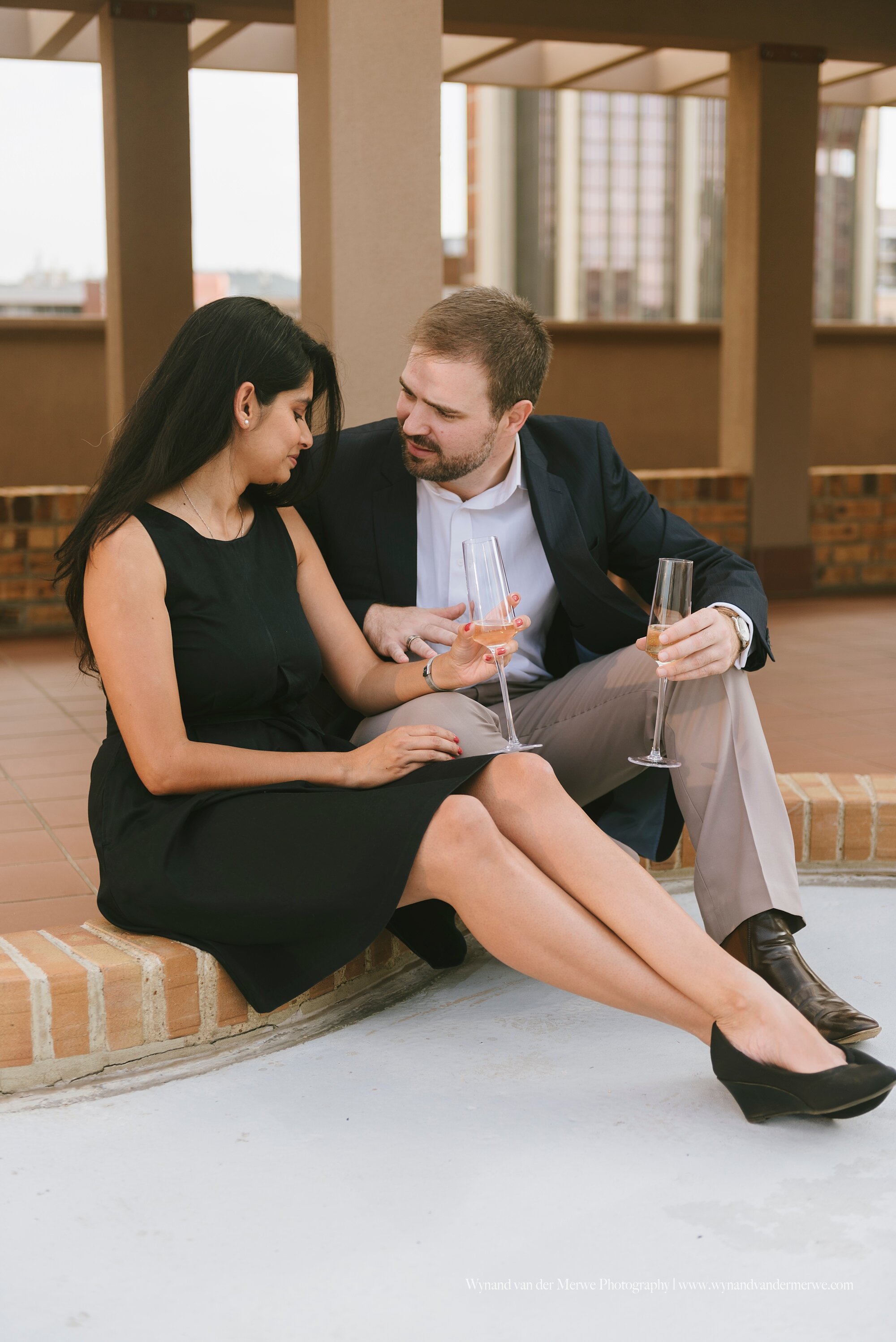 Zander and Akira engagement shoot