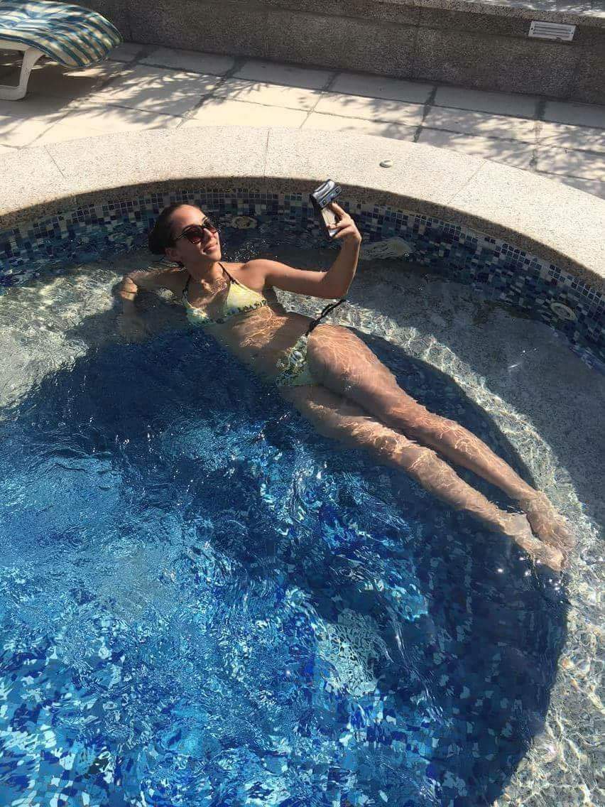 Spa selfies