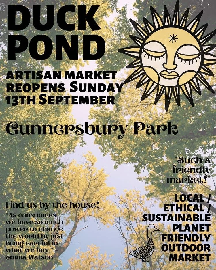 Duck Pond Market Returns To Gunnersbury Park !!!