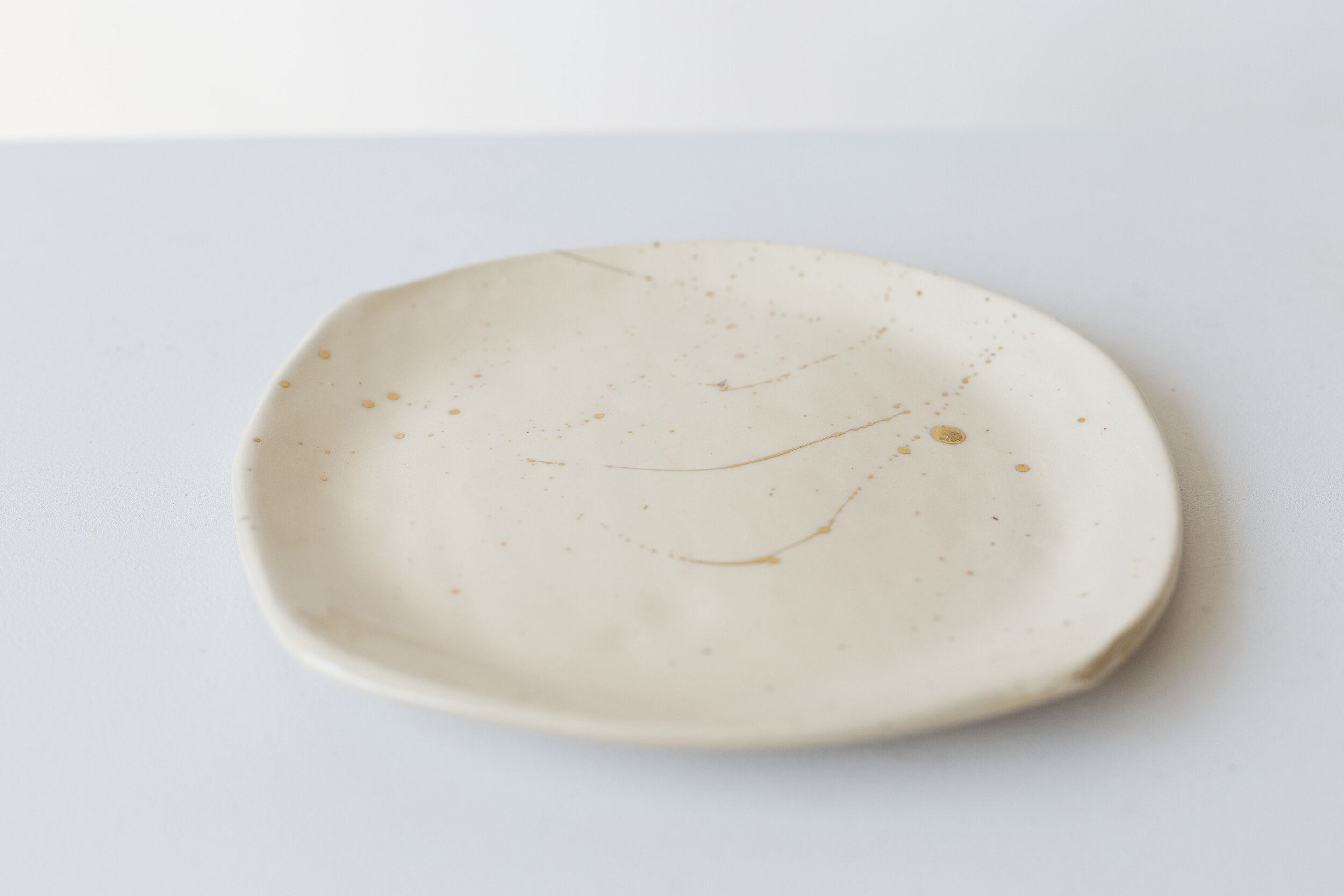 Shooting Star White Plate