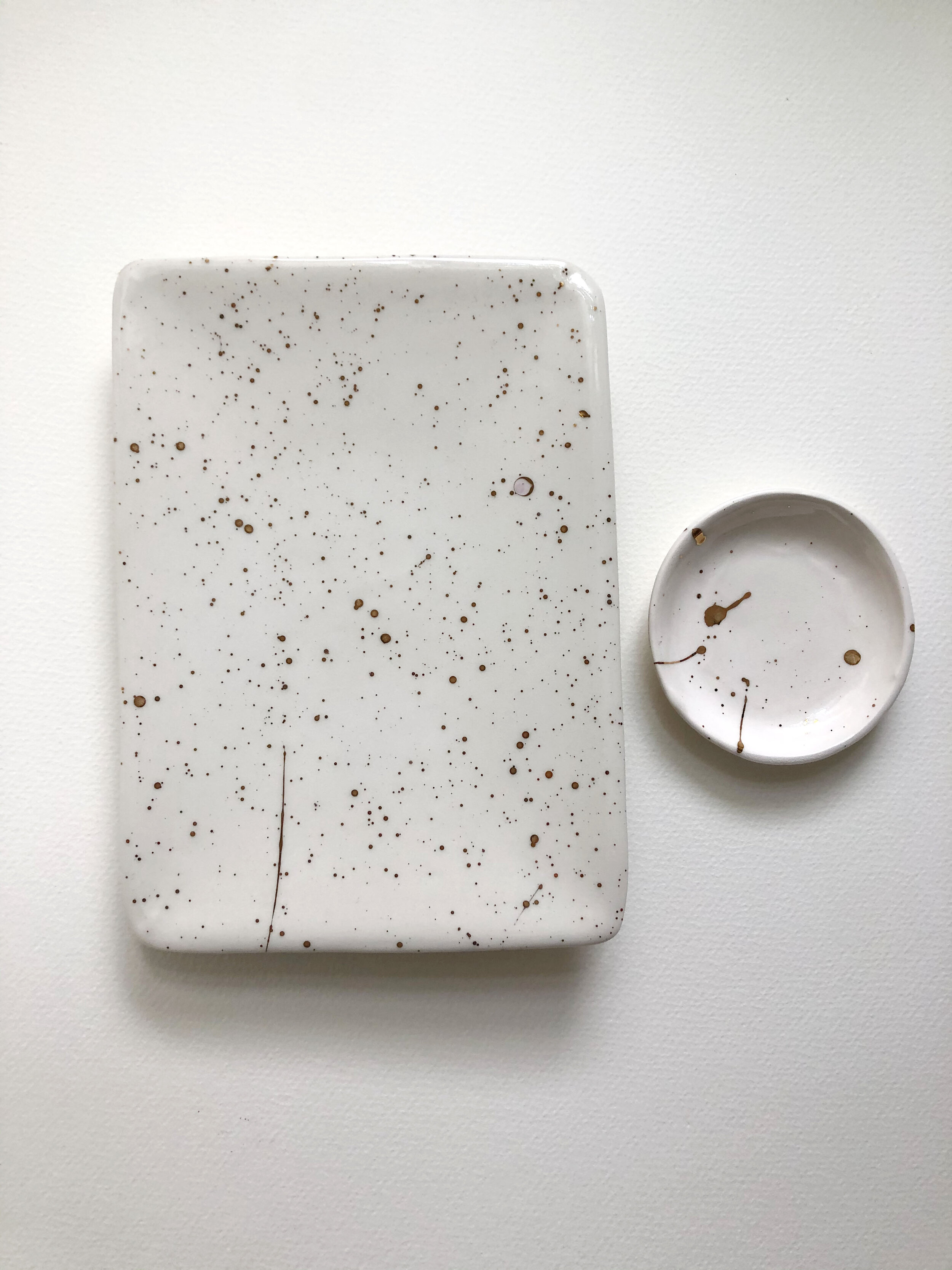 Shooting Star Plate and Catchall Set