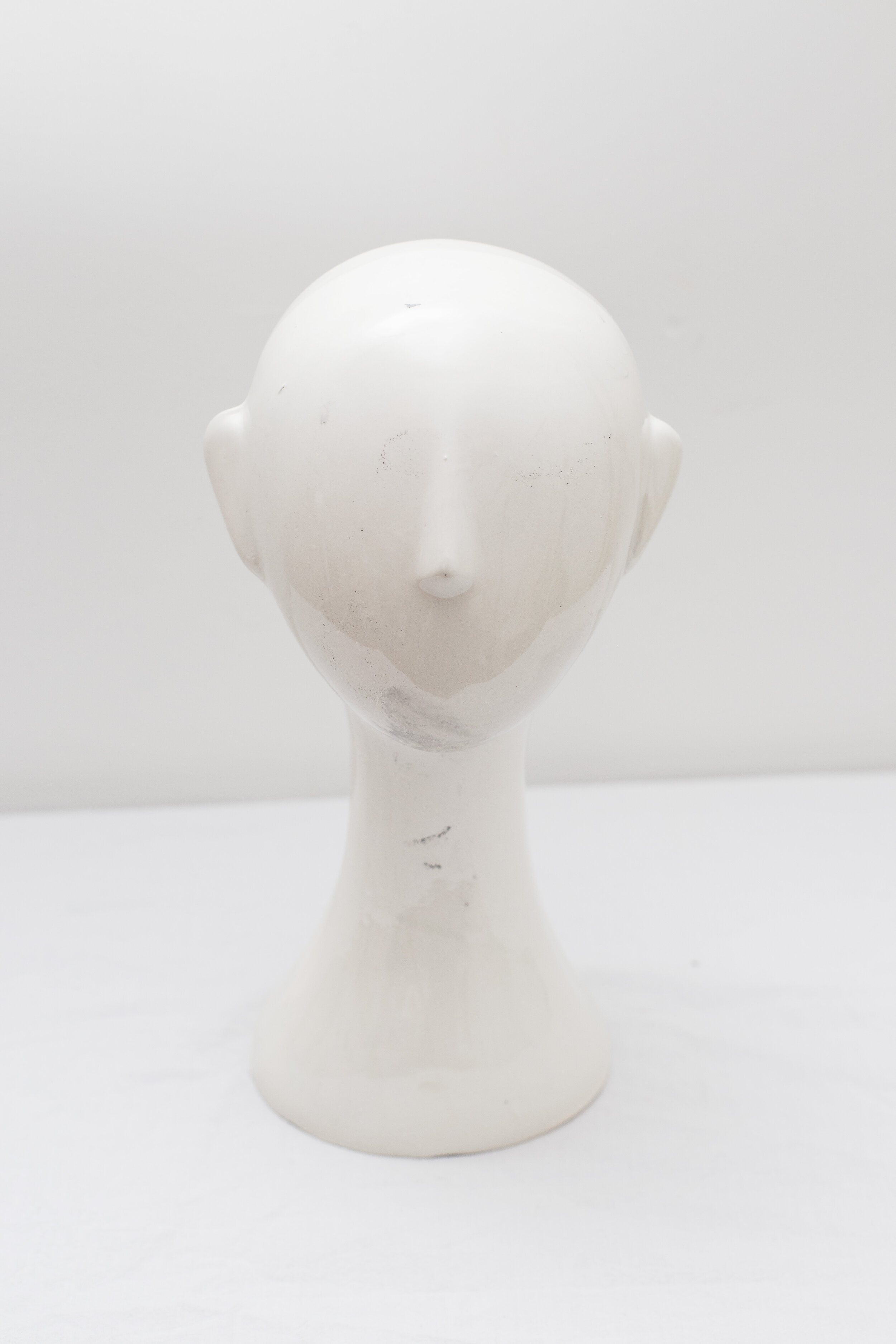 Mostly Glazed White Bust