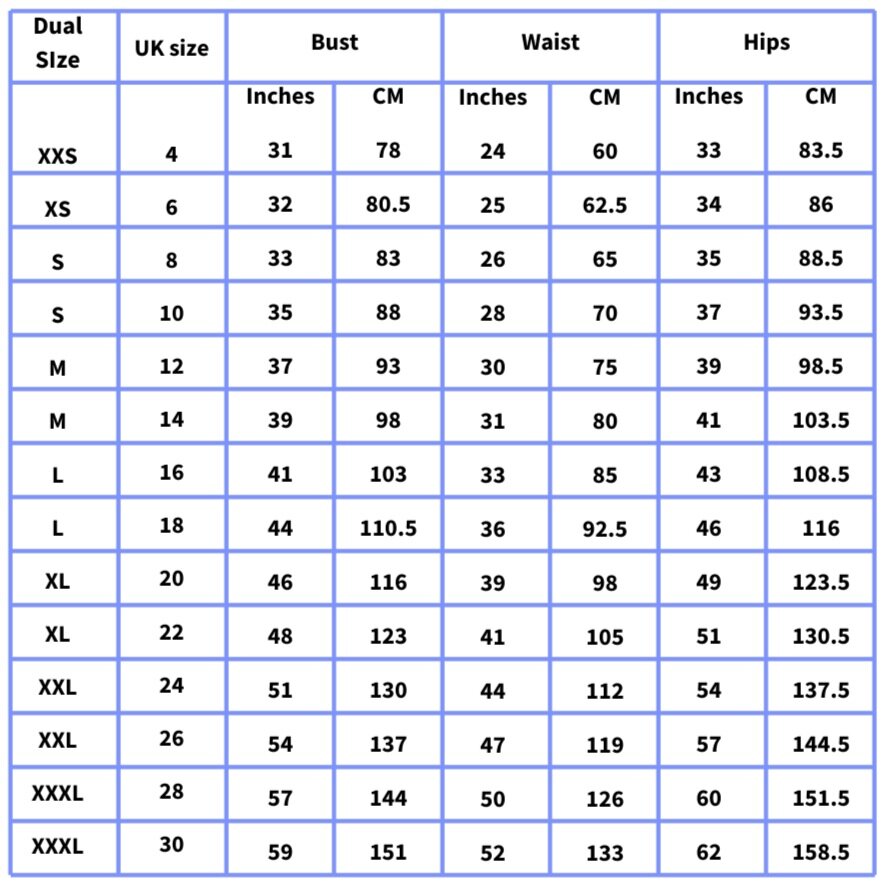 Size & Fit | Nuw