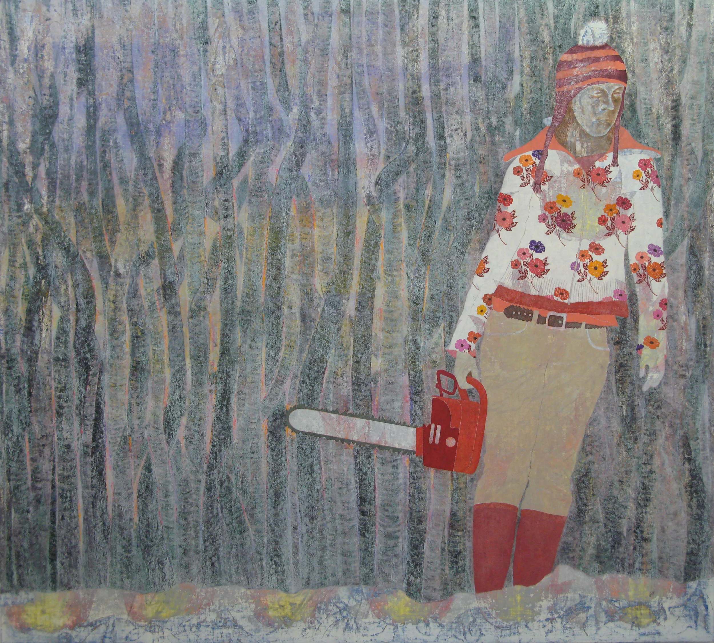   You Won’t Hear My Step , 2008 Oil on Linen, 138 x 152cm 