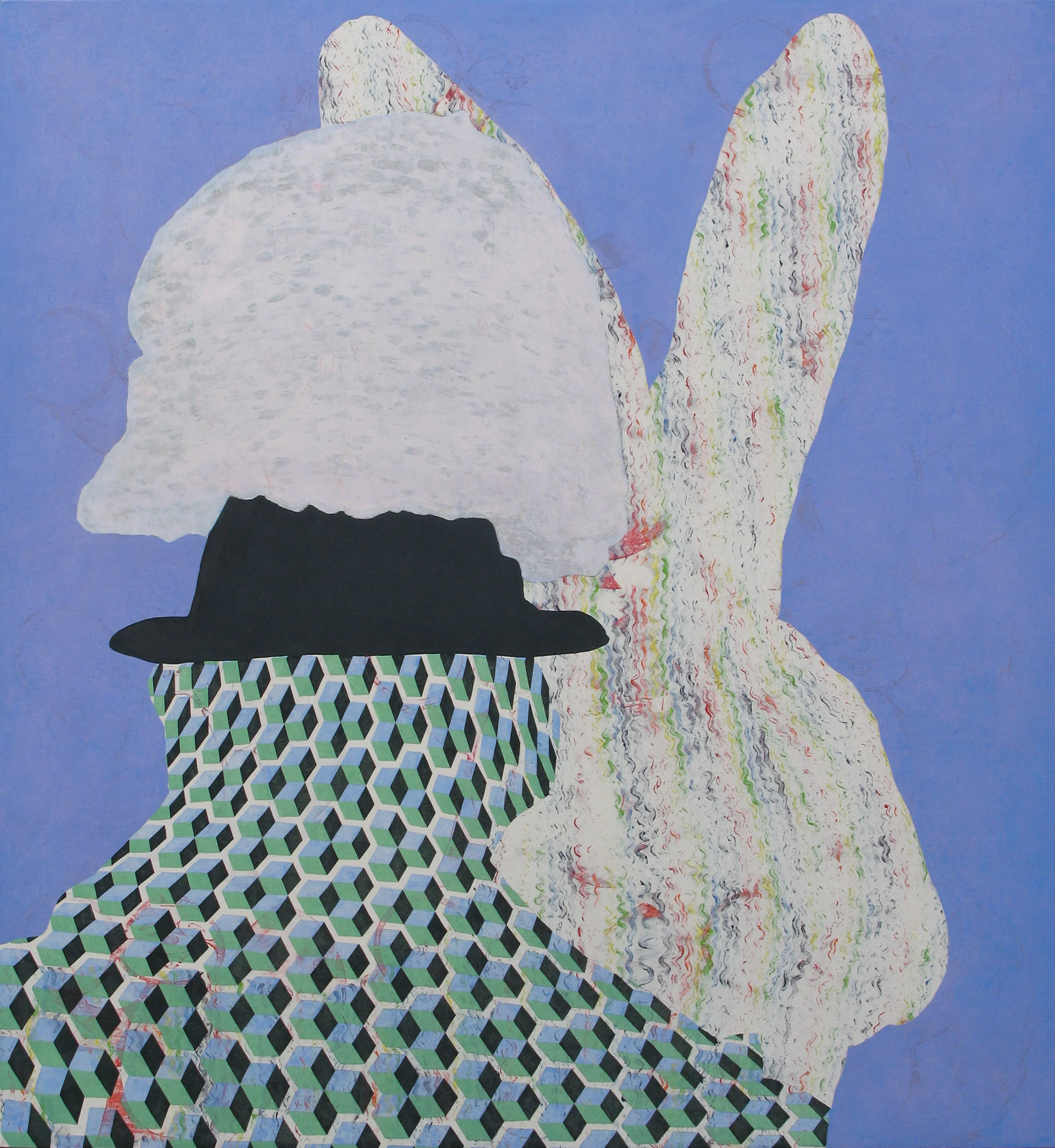   Thomas&nbsp;Bernhard , 2016 Oil on Panel, 76 x 70 cm 