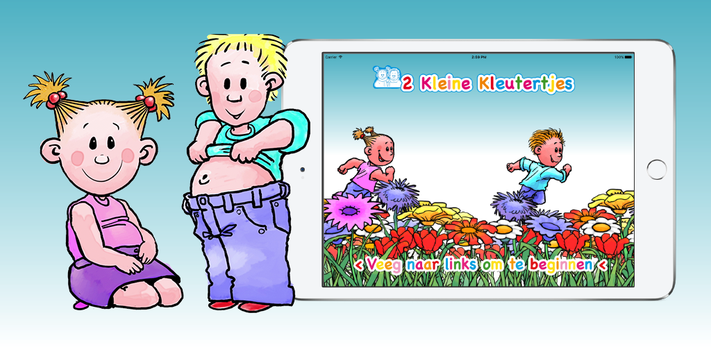 2 Kleine Kleutertjes van Jan & Monique Smit nu verkrijgbaar als App.
