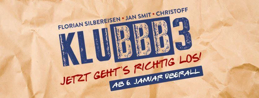 NIEUWE KLUBBB3 ALBUM VAN NIETS OP 1 IN DUITSE ALBUMCHARTS!