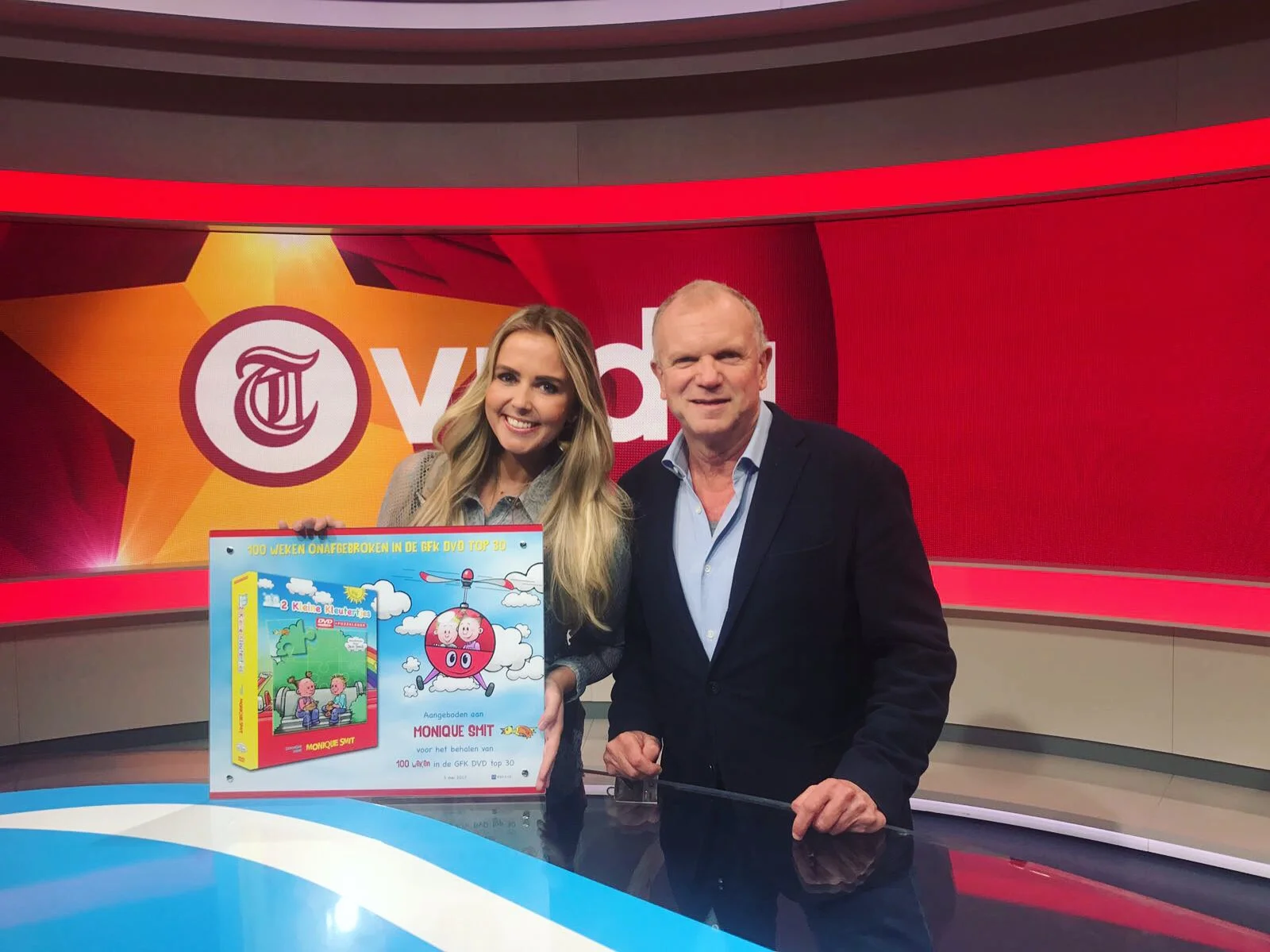 Jan & Monique Smit 100 weken in DVD charts     