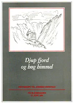 Djup fjord og høg himmel
