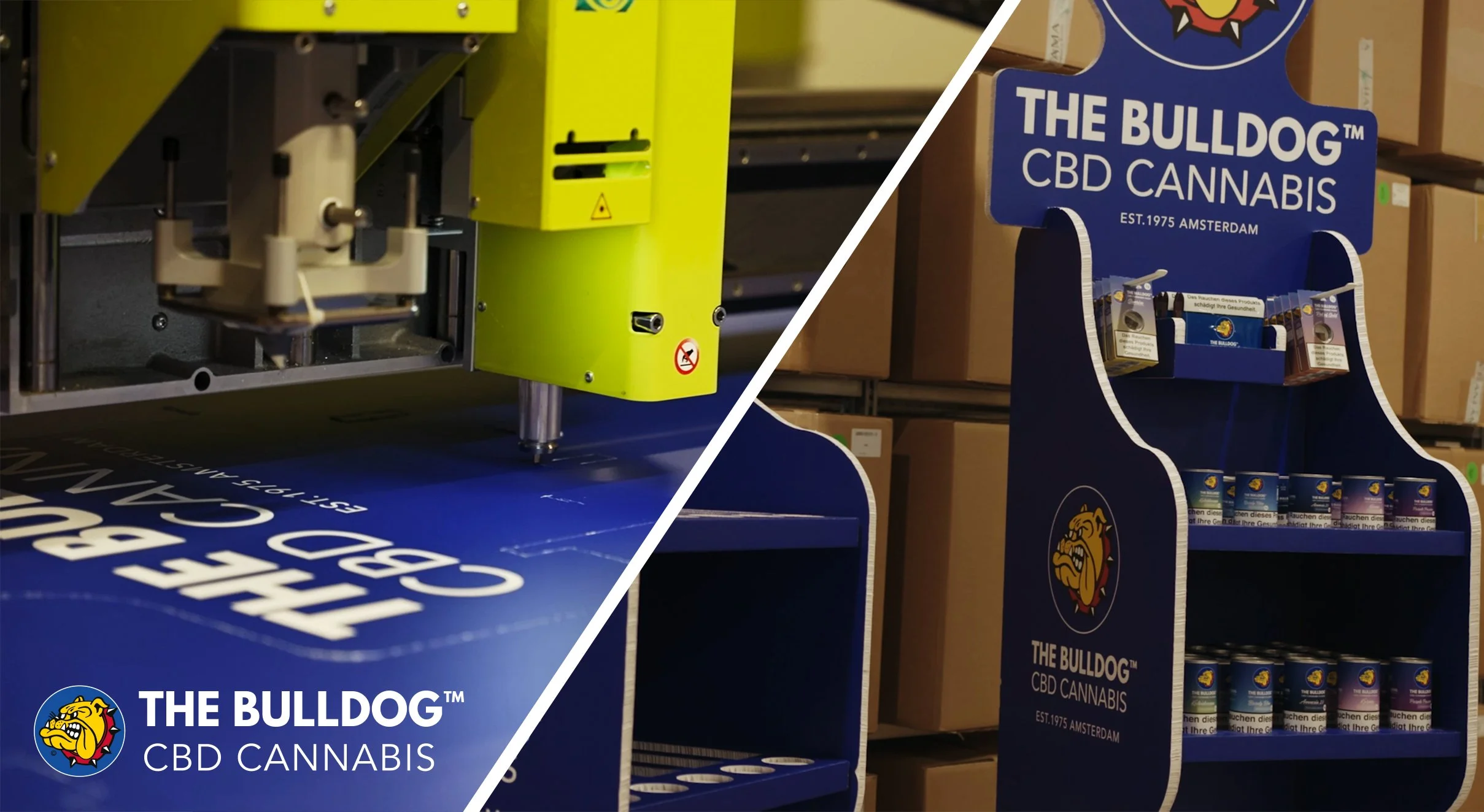 Europaweite Aufstellerkampagne für Bulldog CBD