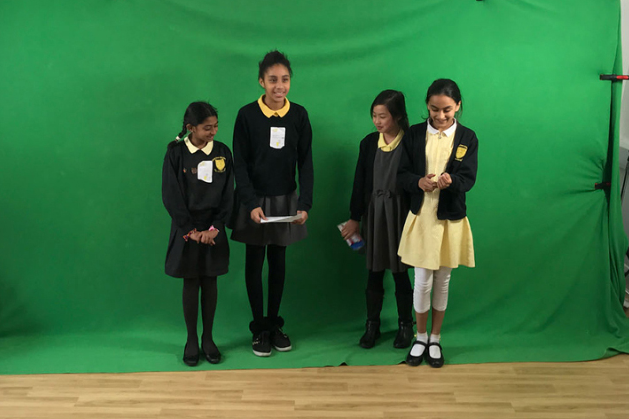 6. PRESENT Confidently presenting their idea as a creative story.