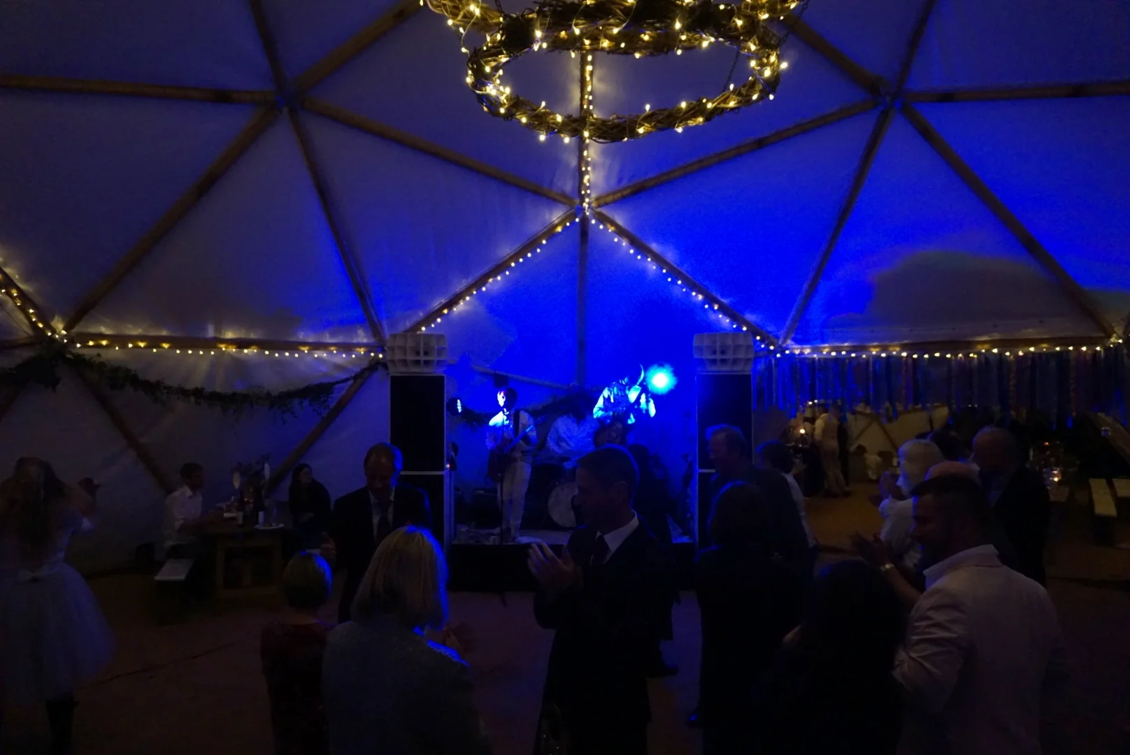 Evening Party in an Atlas Domes Geodome