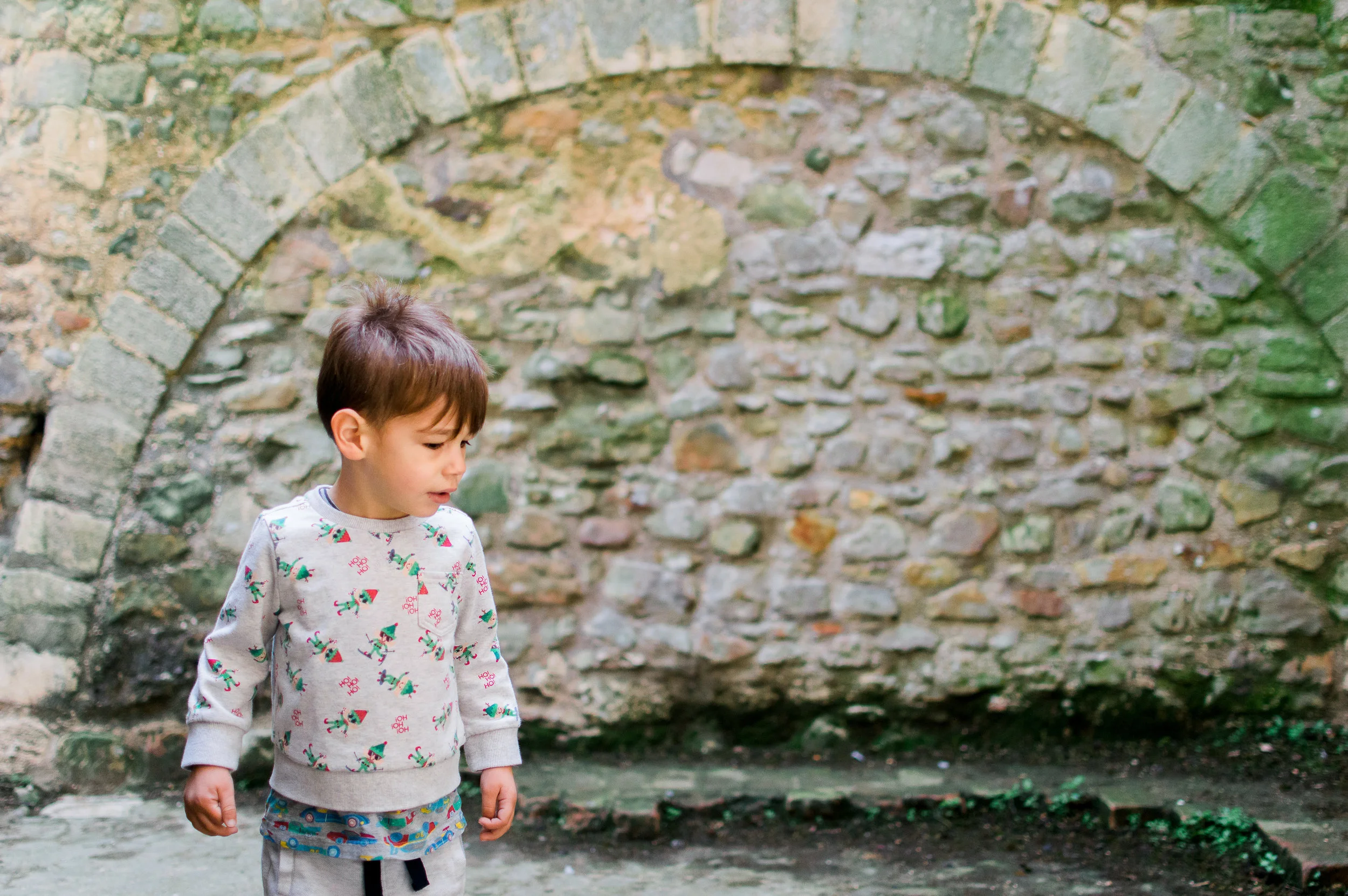 Ollie gets his fashion sense from his dad.