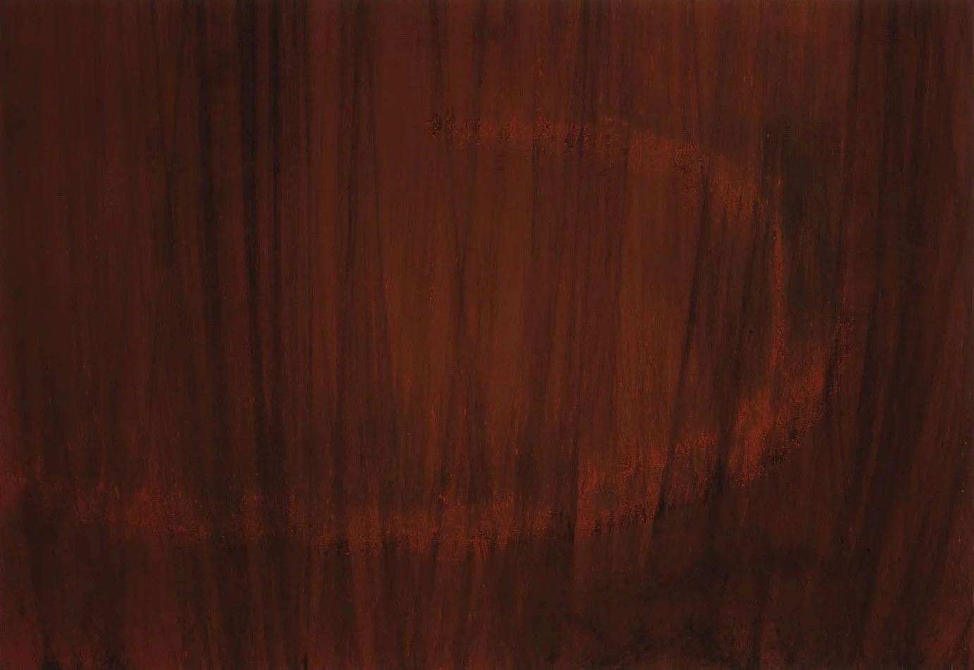 VEILED THRESHOLD 1999 burnt Sienna on carbon deposit 77.6 x 102.9 cm (private collection UK)