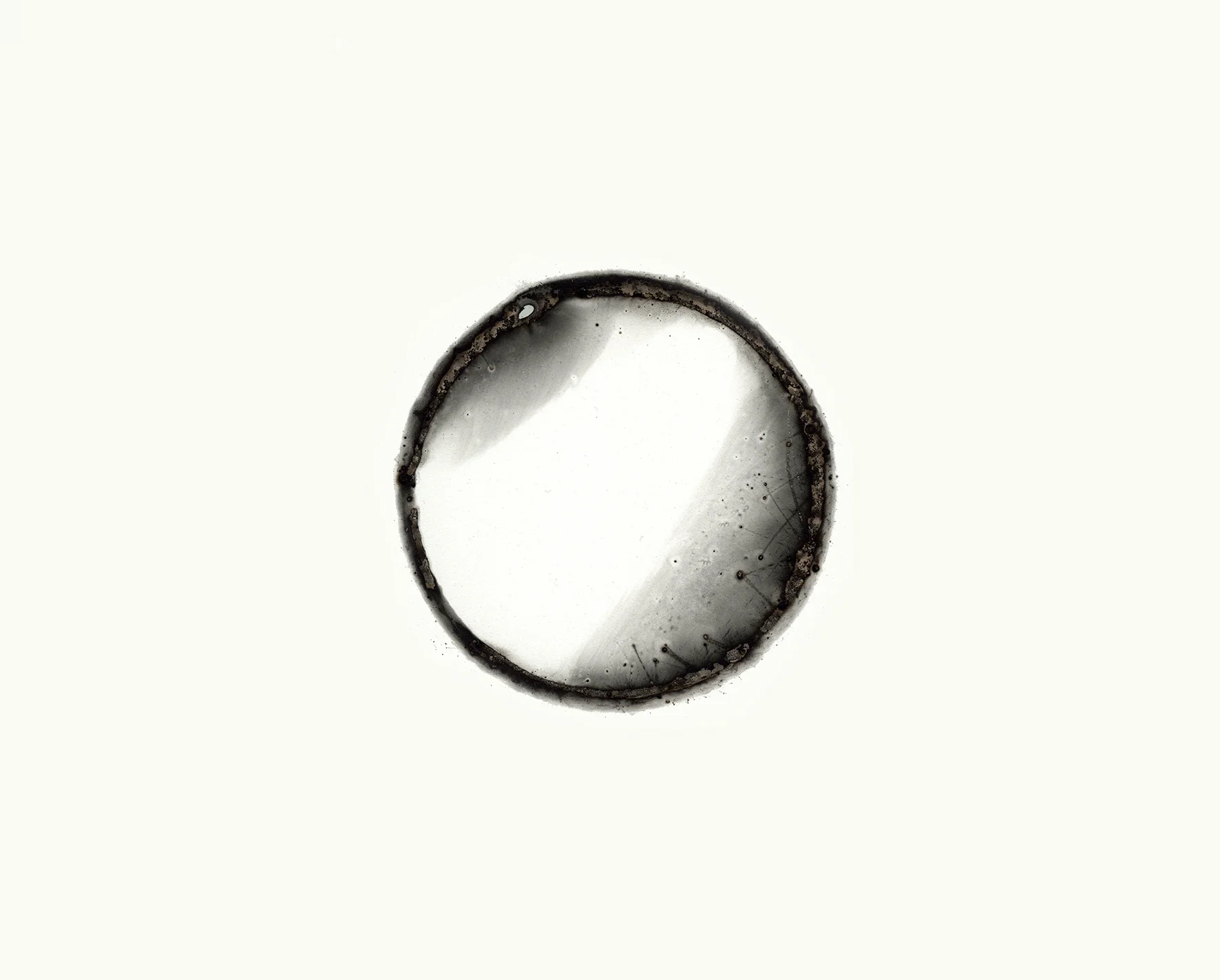 6000º (I) 2006 six thousand degrees on cotton fibre housed within archival Solander case 43.0 x 52.4 x 7.3 cm
