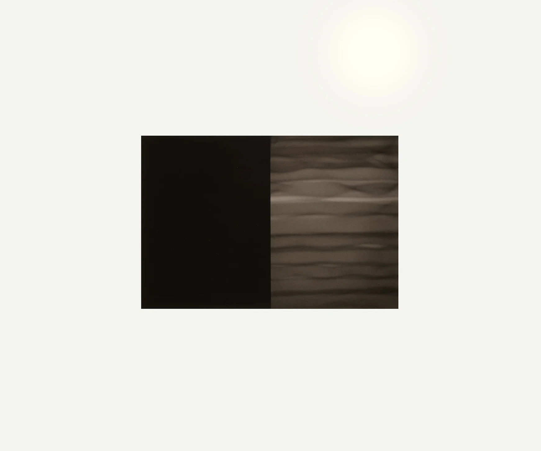 DRIFT (I) 1996 carbon deposit on 100% cotton fibre 29.0 x 34.3 cm (private collection, UK)